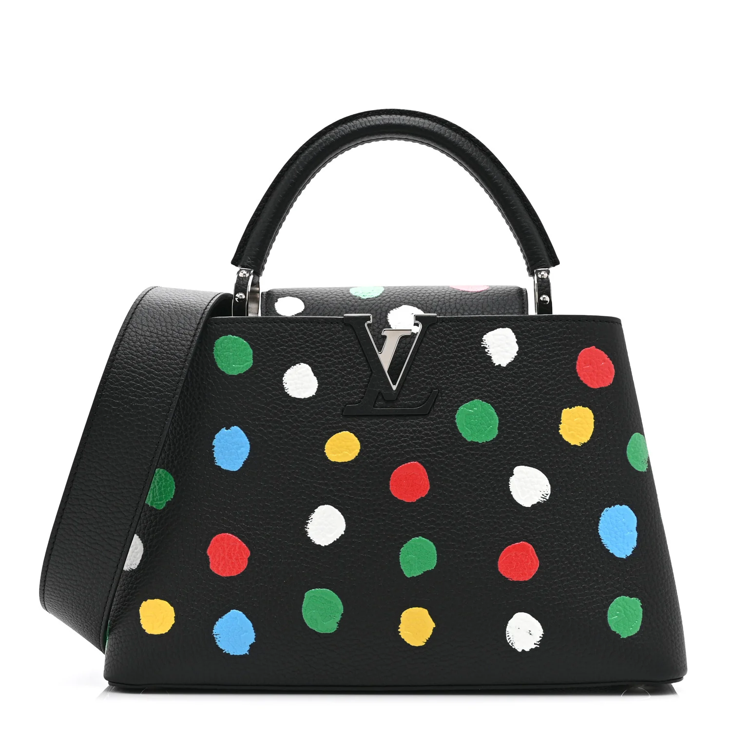 LV X YK Taurillon Capucine MM Black - Image 3