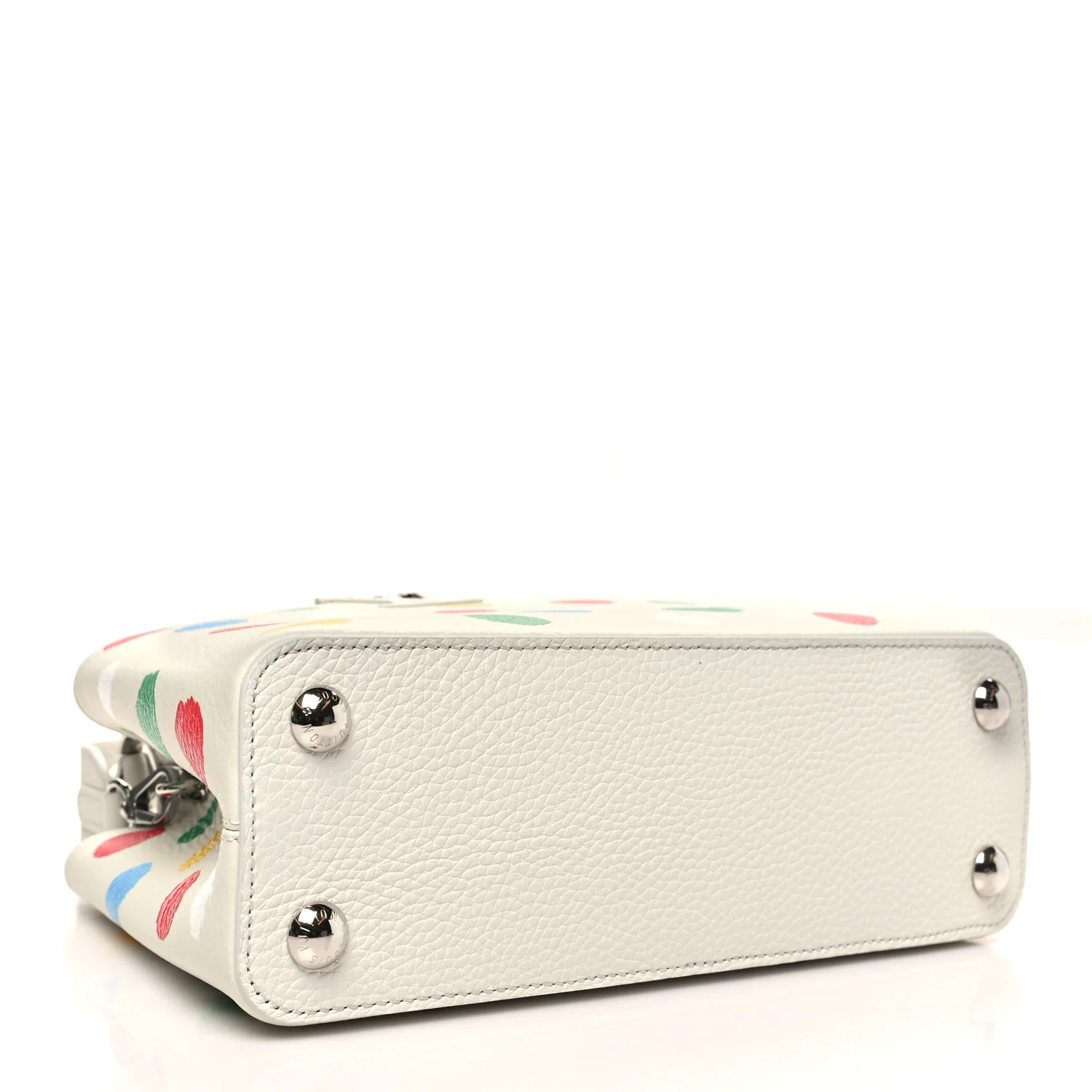 LV X YK Taurillon Capucines BB White - Image 4
