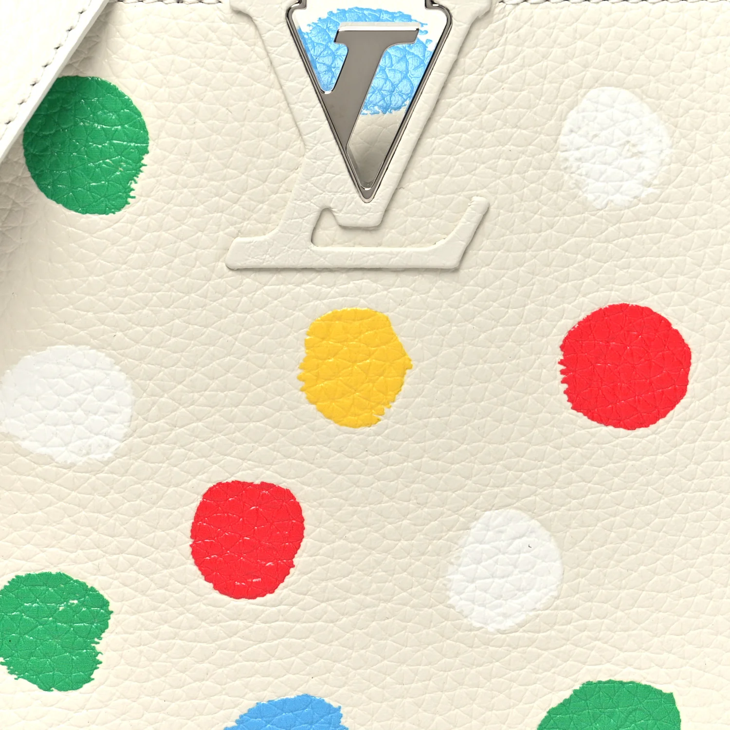 LV X YK Taurillon Capucines BB White - Image 7