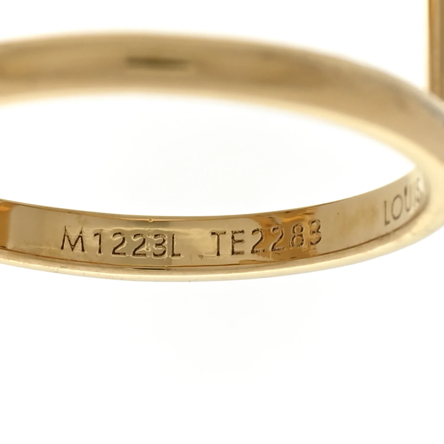 Metal Crystal Iconic Tresor Ring L Gold - Image 5