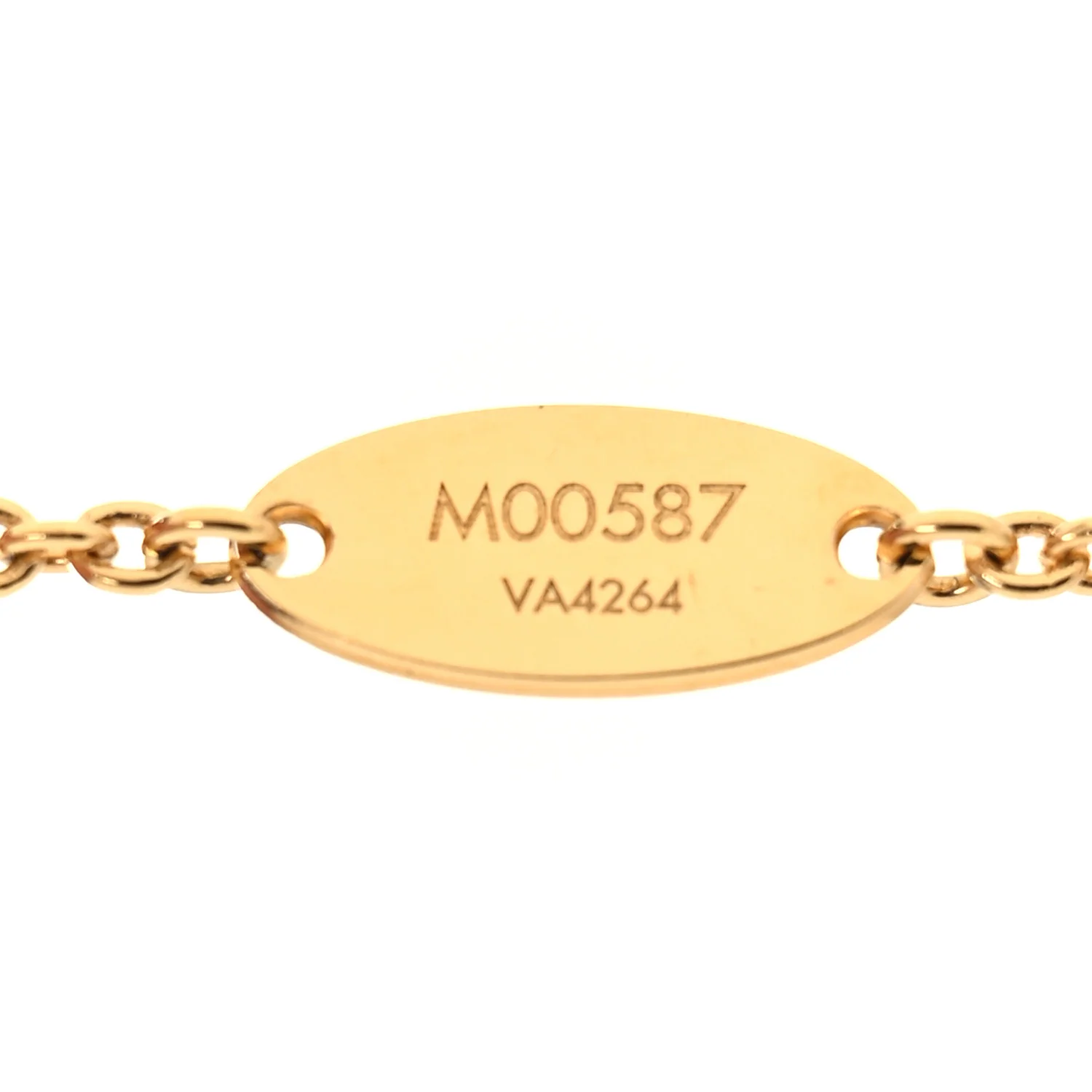 Metal Crystal LV Iconic Bracelet Gold - Image 5