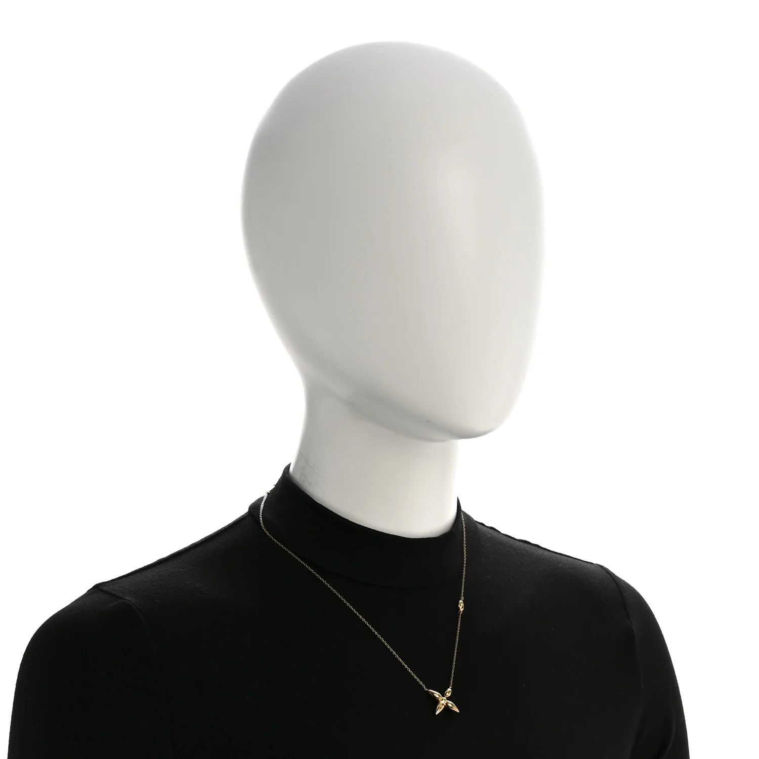 Metal Louisette Necklace Gold - Image 2