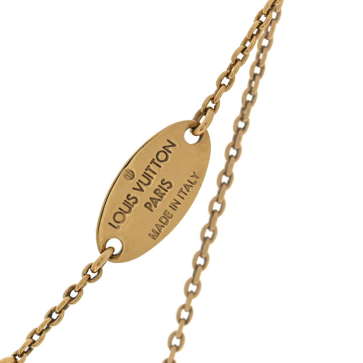 Metal Louisette Necklace Gold - Image 5