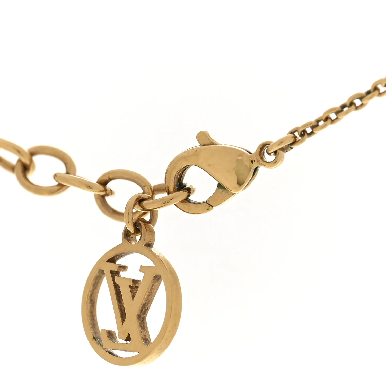 Metal Louisette Necklace Gold - Image 7
