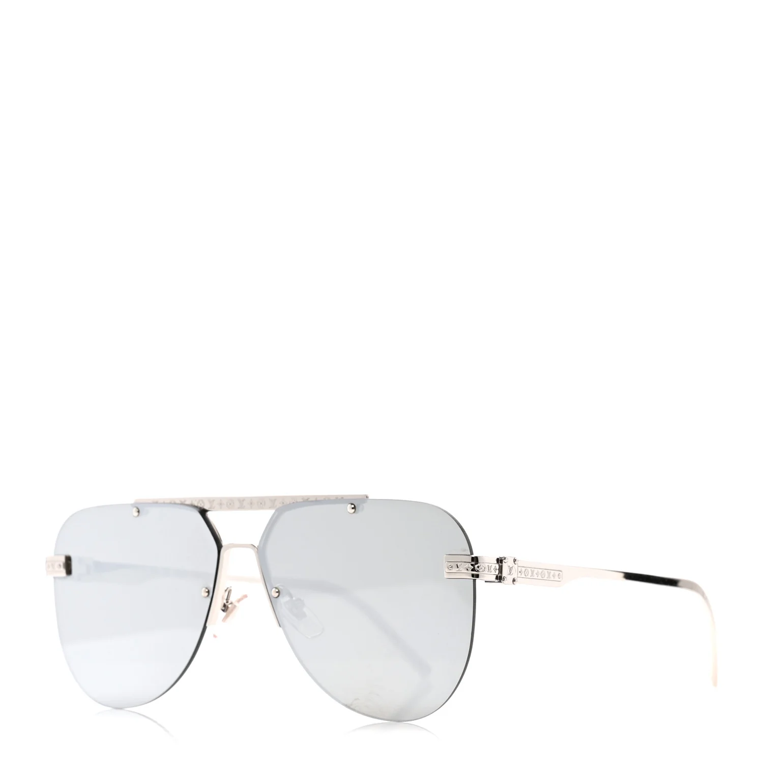 Metal LV Ash Sunglasses Z1262W SIlver
