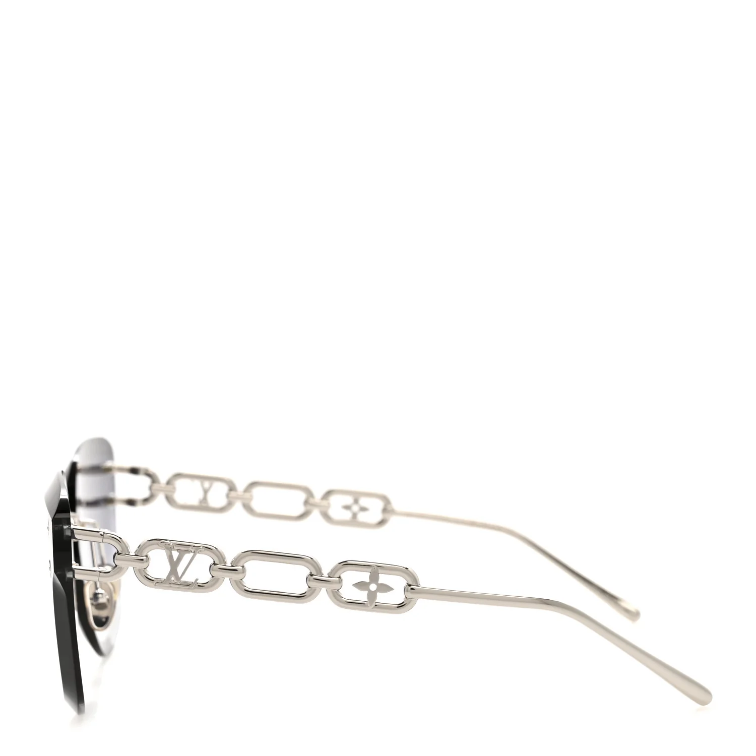 Metal LV Jewel Sunglasses Z2142U Silver Grey - Image 3