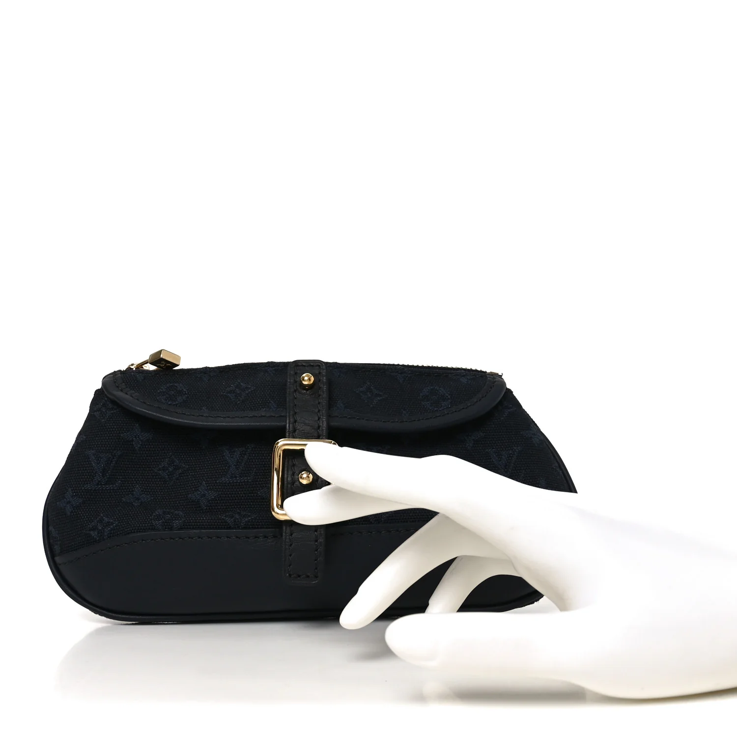 Mini Monogram Anne Sophie Pochette Clutch Bleu - Image 2