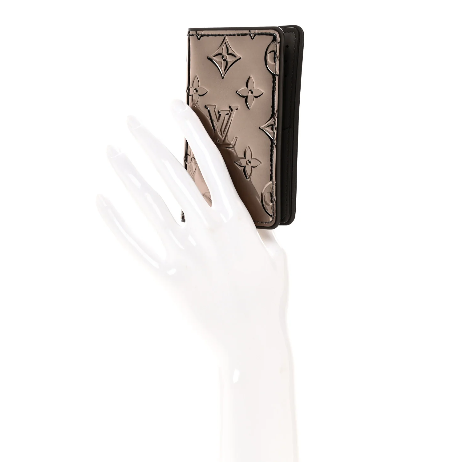 Mirror Monogram Pocket Organizer Gunmetal - Image 2