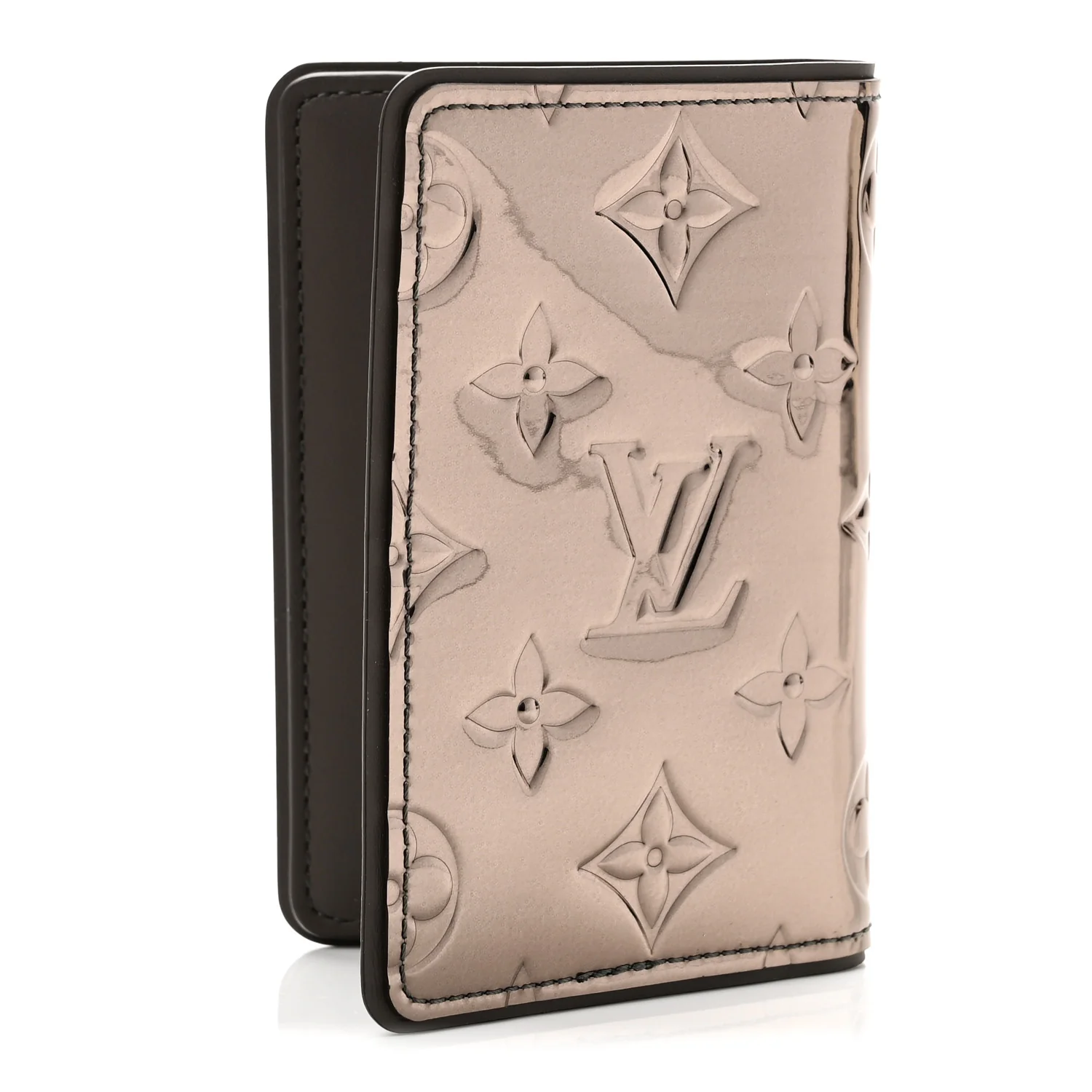 Mirror Monogram Pocket Organizer Gunmetal - Image 3