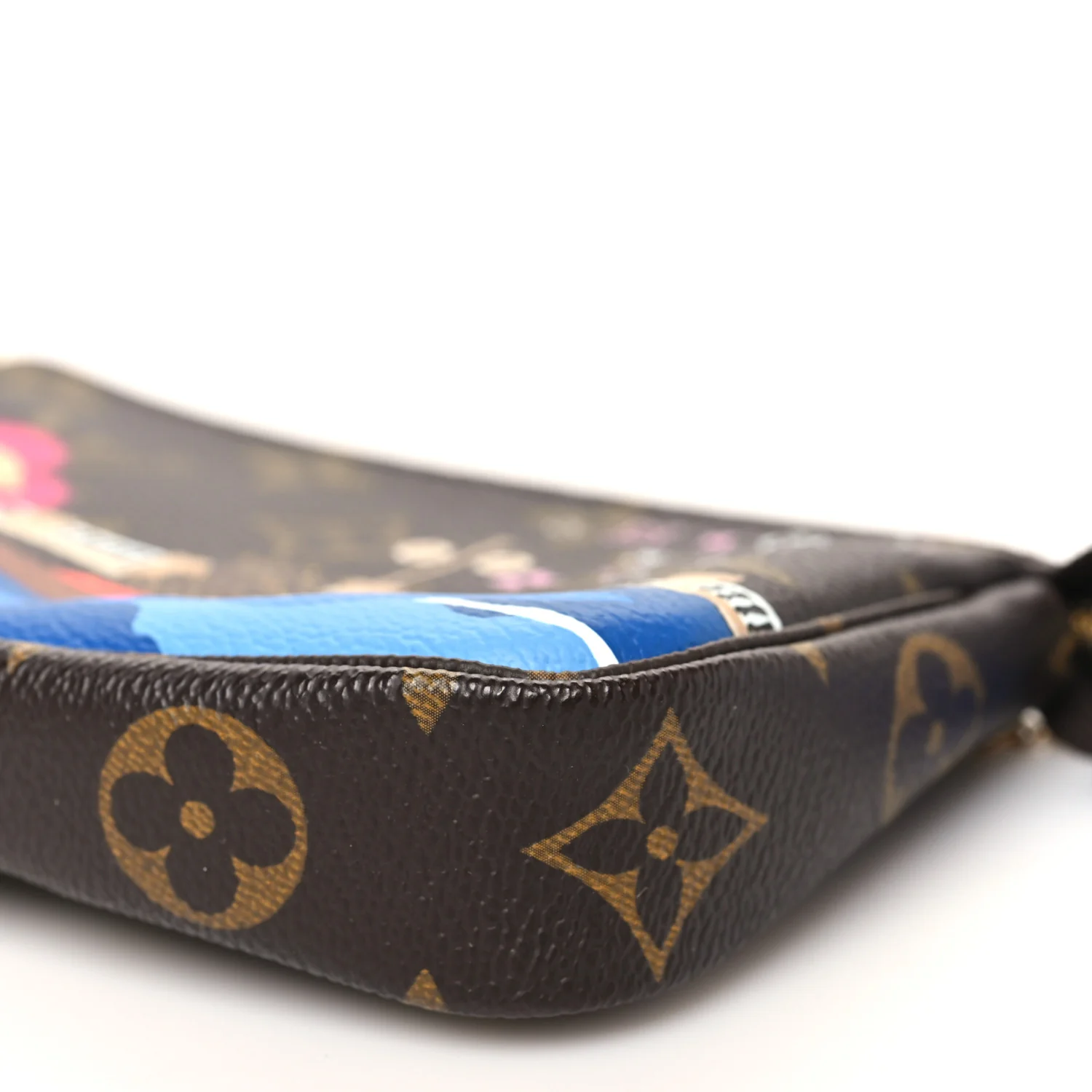 Monogram 2019 Christmas Animation Mini Venice Pochette Accessories Blue - Image 9