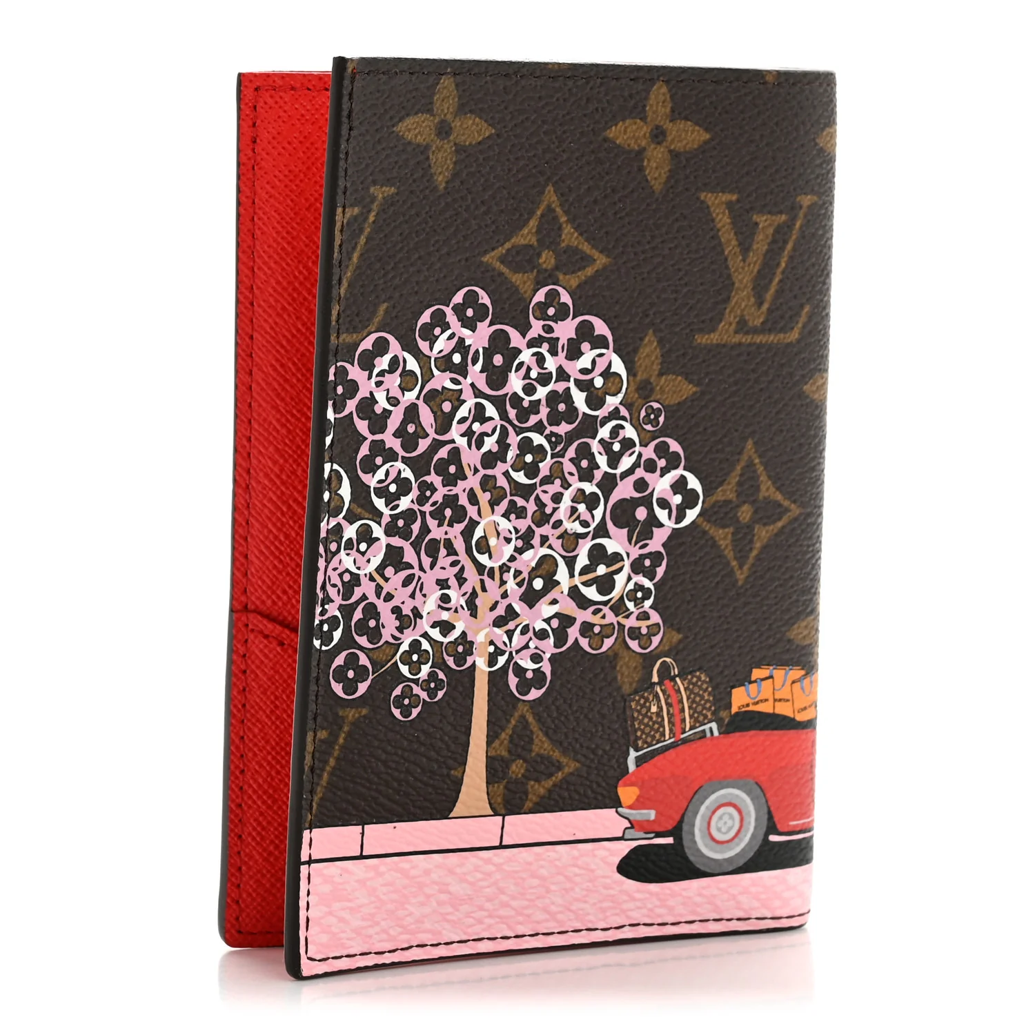 Monogram 2019 Christmas Animation Passport Cover Rouge - Image 3
