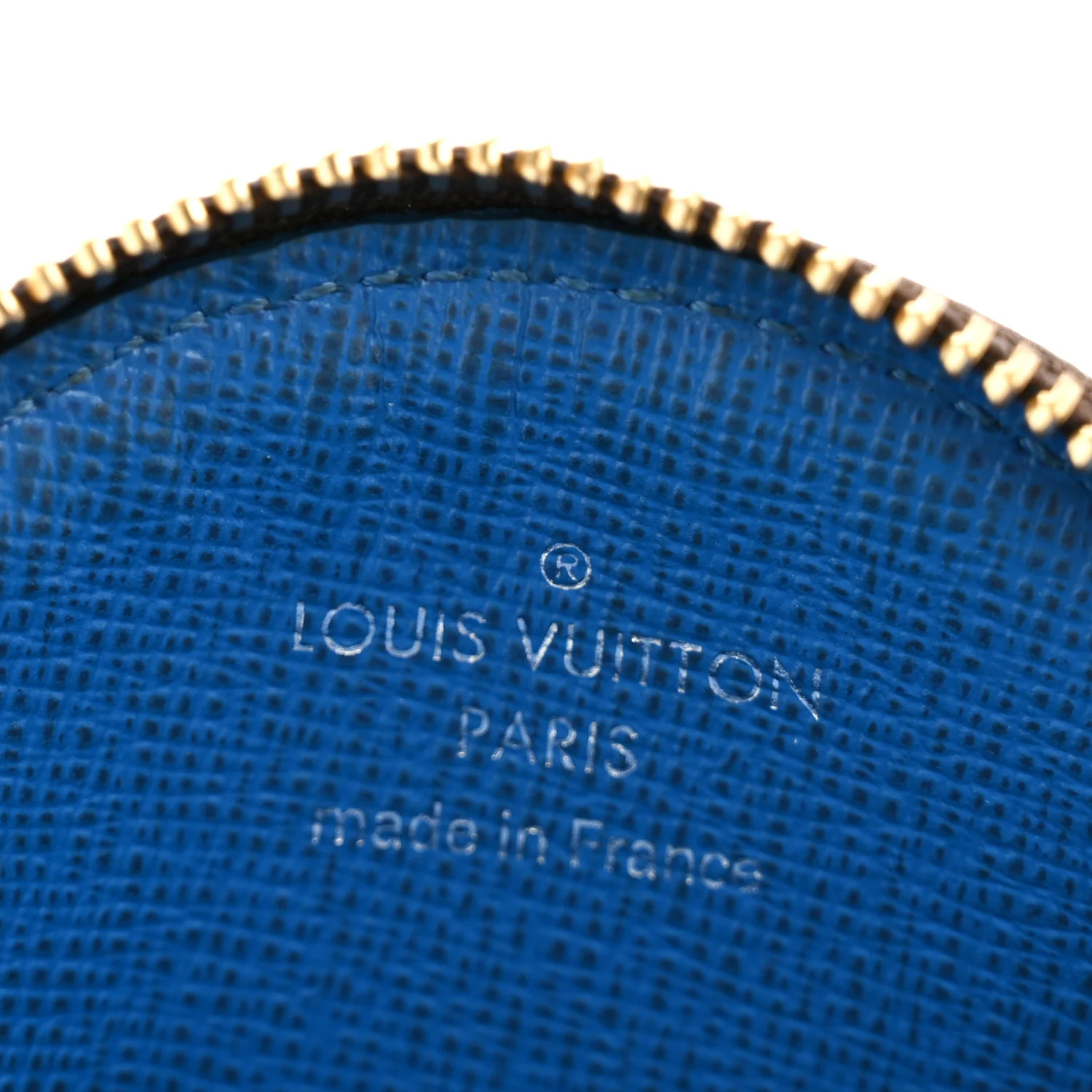 Monogram 2019 Christmas Animation Round Coin Purse Blue - Image 6