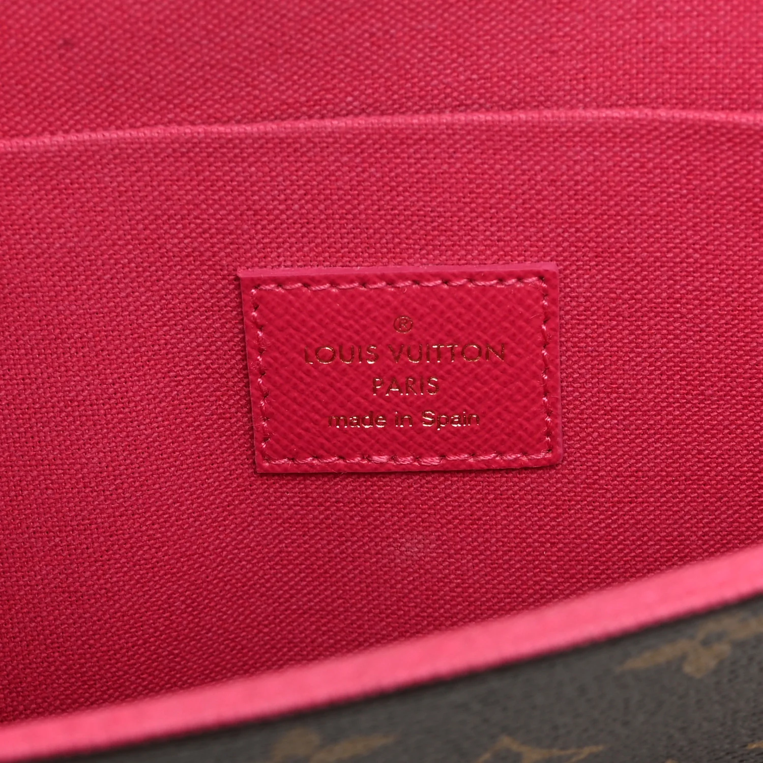 Monogram 2021 Christmas Animation Hollywood Pochette Felicie Chain Wallet Fuchsia - Image 7