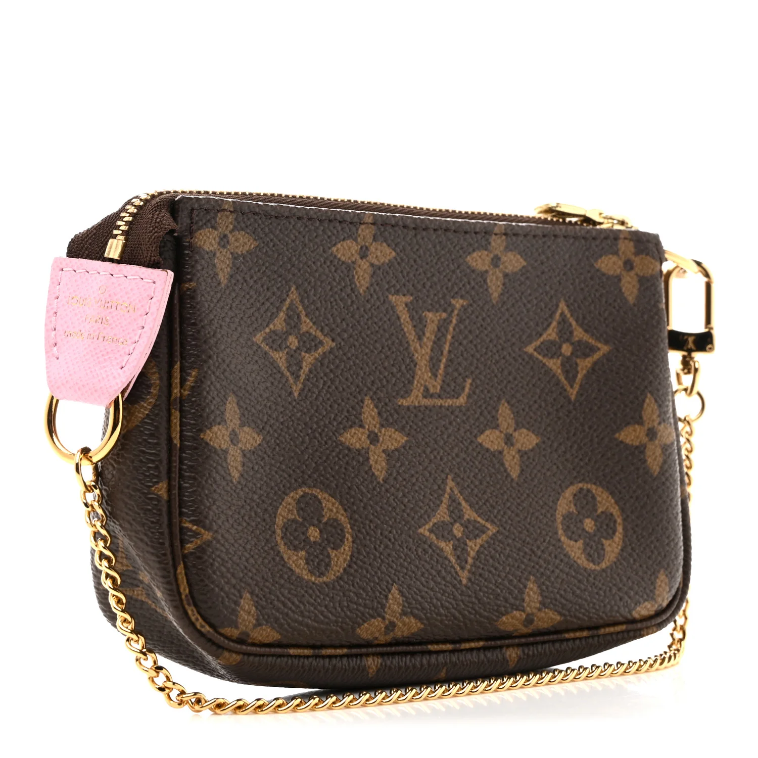 Monogram 2021 Christmas Animation Japanese Garden Mini Pochette Accessories Wisteria Pink - Image 3
