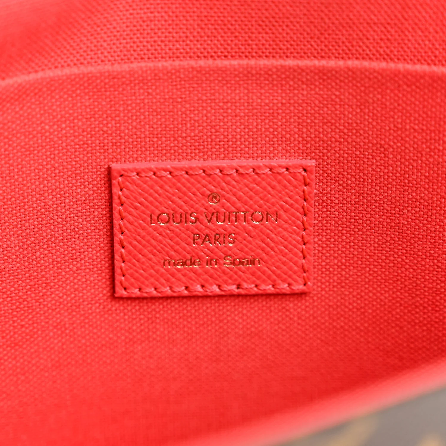 Monogram 2022 Christmas Animation China Chengdu Pochette Felicie Chain Wallet Red - Image 7