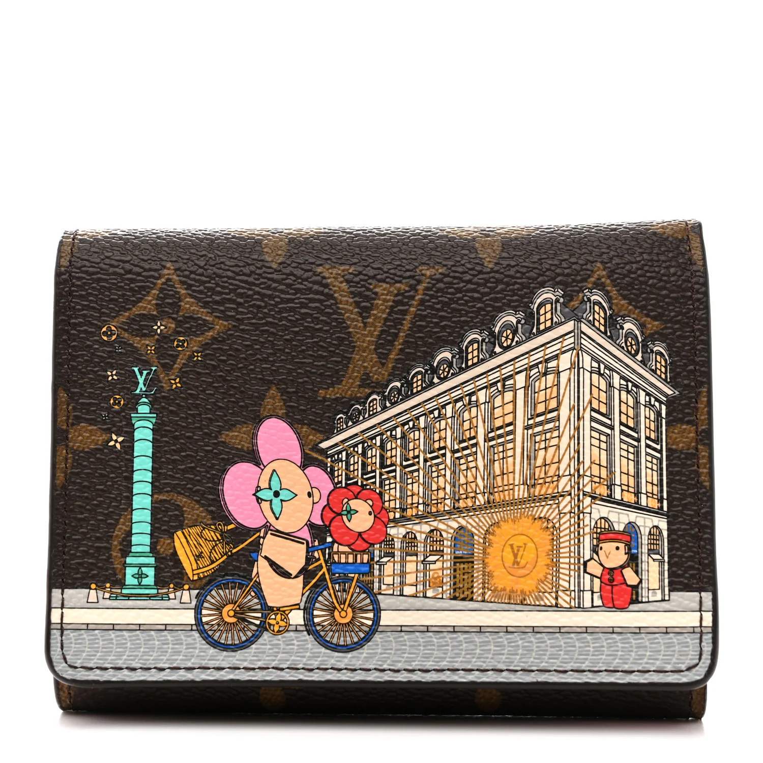 Monogram 2022 Christmas Animation Paris Victorine Wallet Pink