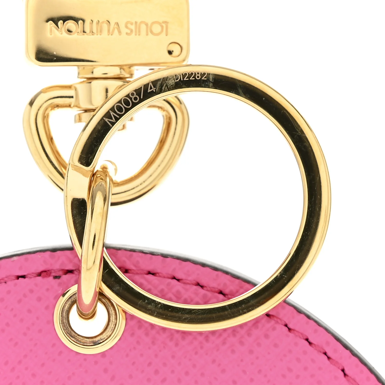 Monogram 2022 Christmas Animation Seoul Bag Charm Key Ring Light Pink - Image 4