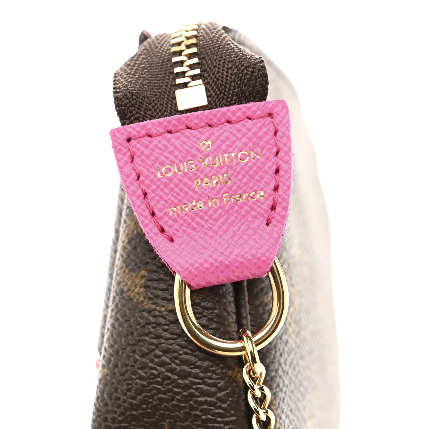 Monogram 2022 Christmas Animation Seoul Mini Pochette Accessories Fuchsia - Image 6