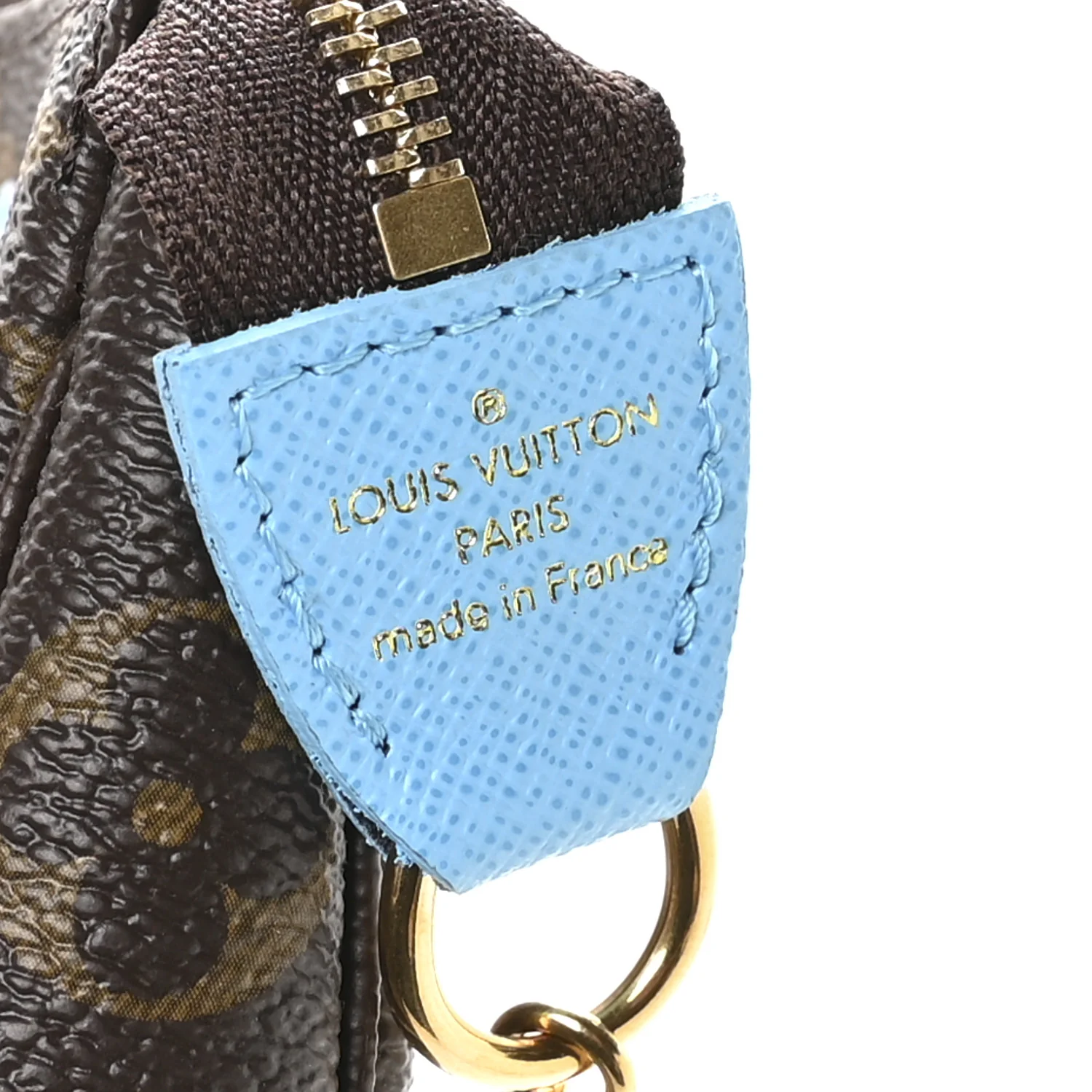 Monogram 2022 Christmas Animation Tokyo Mini Pochette Accessories Blue - Image 6