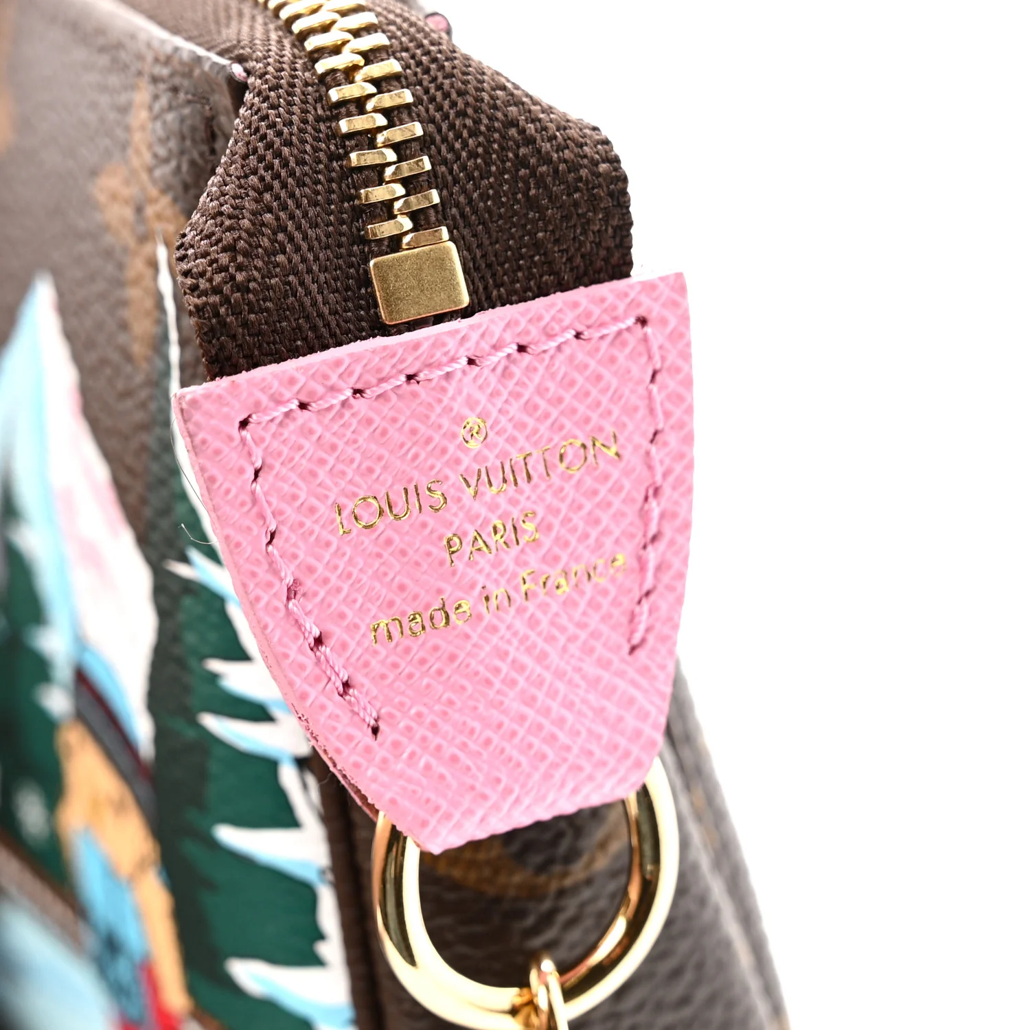 Monogram 2023 Christmas Animation Alpine Mini Pochette Accessories Pink - Image 6