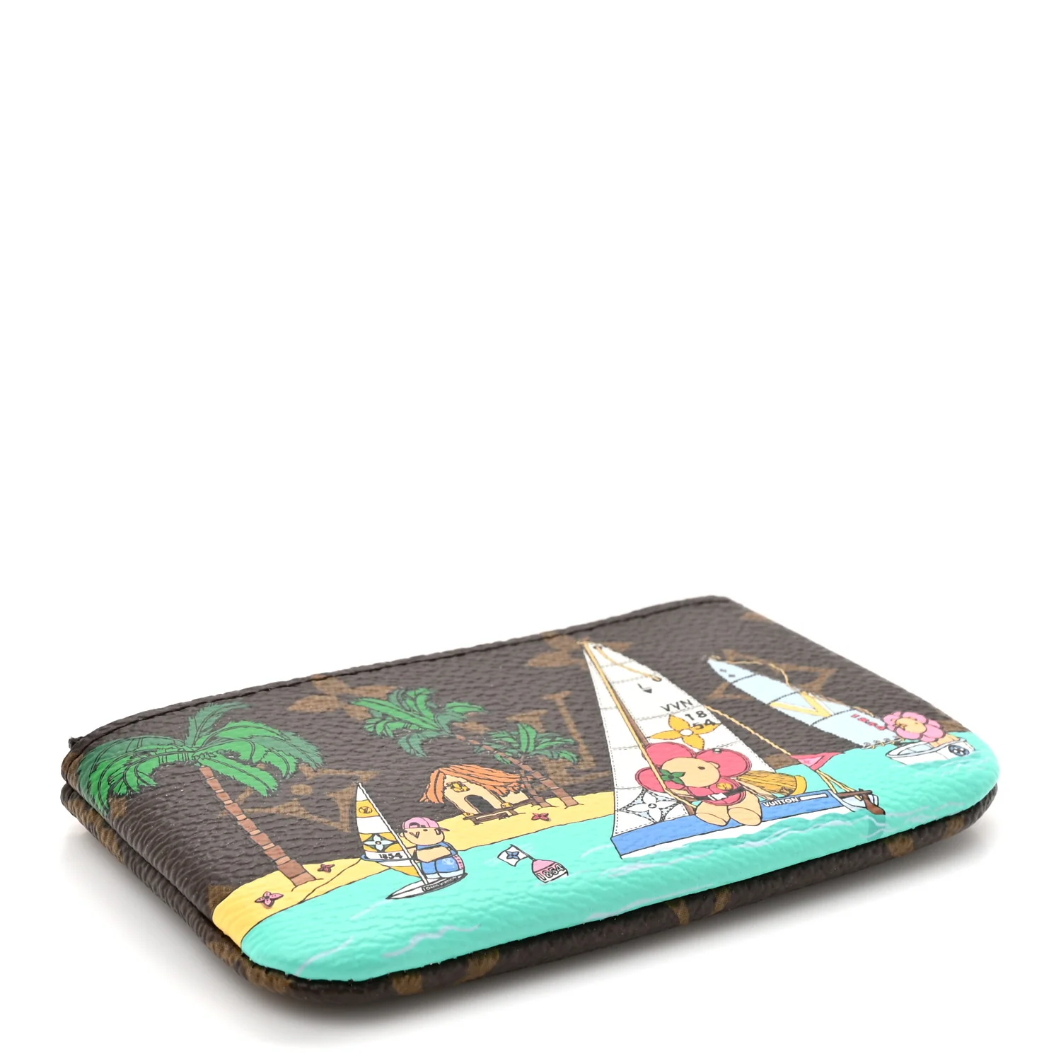 Monogram 2023 Christmas Animation Sailing Vivienne Key Pouch Dragonfruit Pink - Image 4