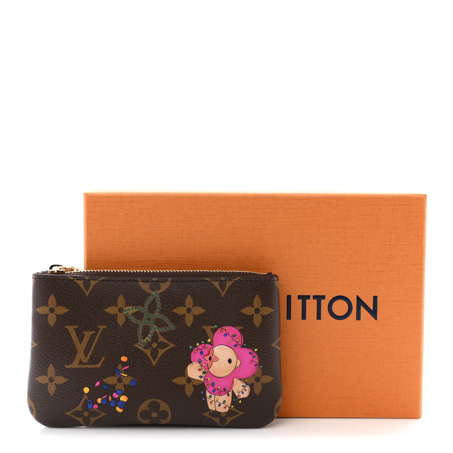 Monogram 2025 Vivienne Winter Holiday Key Pouch S Frozen Orchid - Image 8