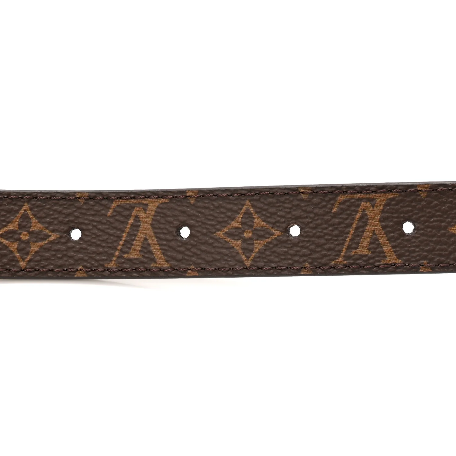 Monogram 20MM LV Circle Prime Reversible Belt 80 32 Black - Image 3