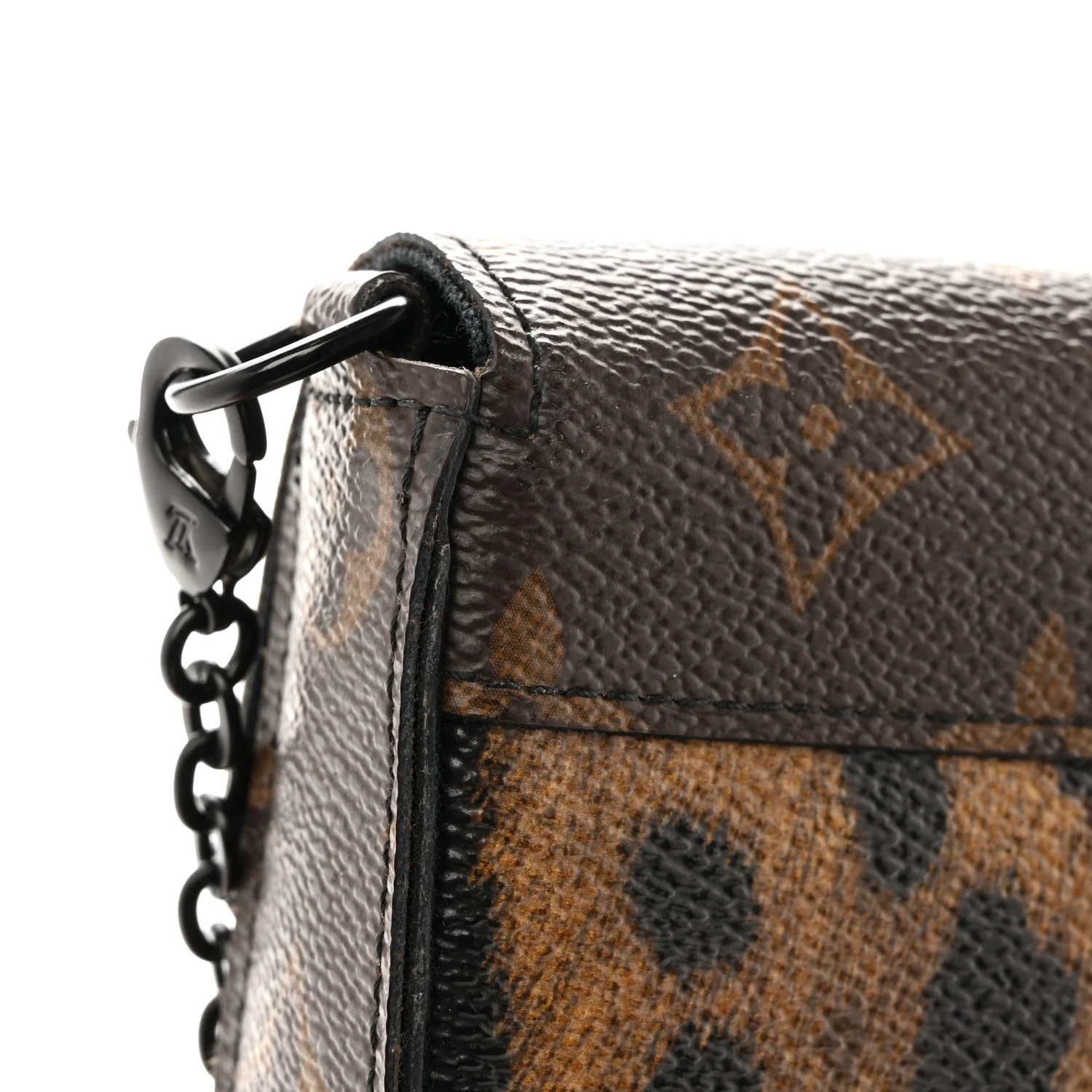 Monogram Animal Print Pochette Felicie Chain Wallet - Image 18