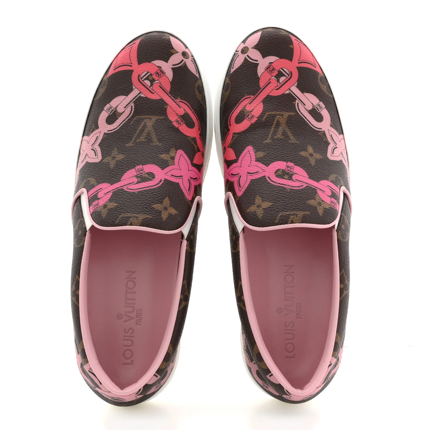 Monogram Bay Flower Slip On Harbor Sneakers 36.5 Rose Ballerine Poppy - Image 2