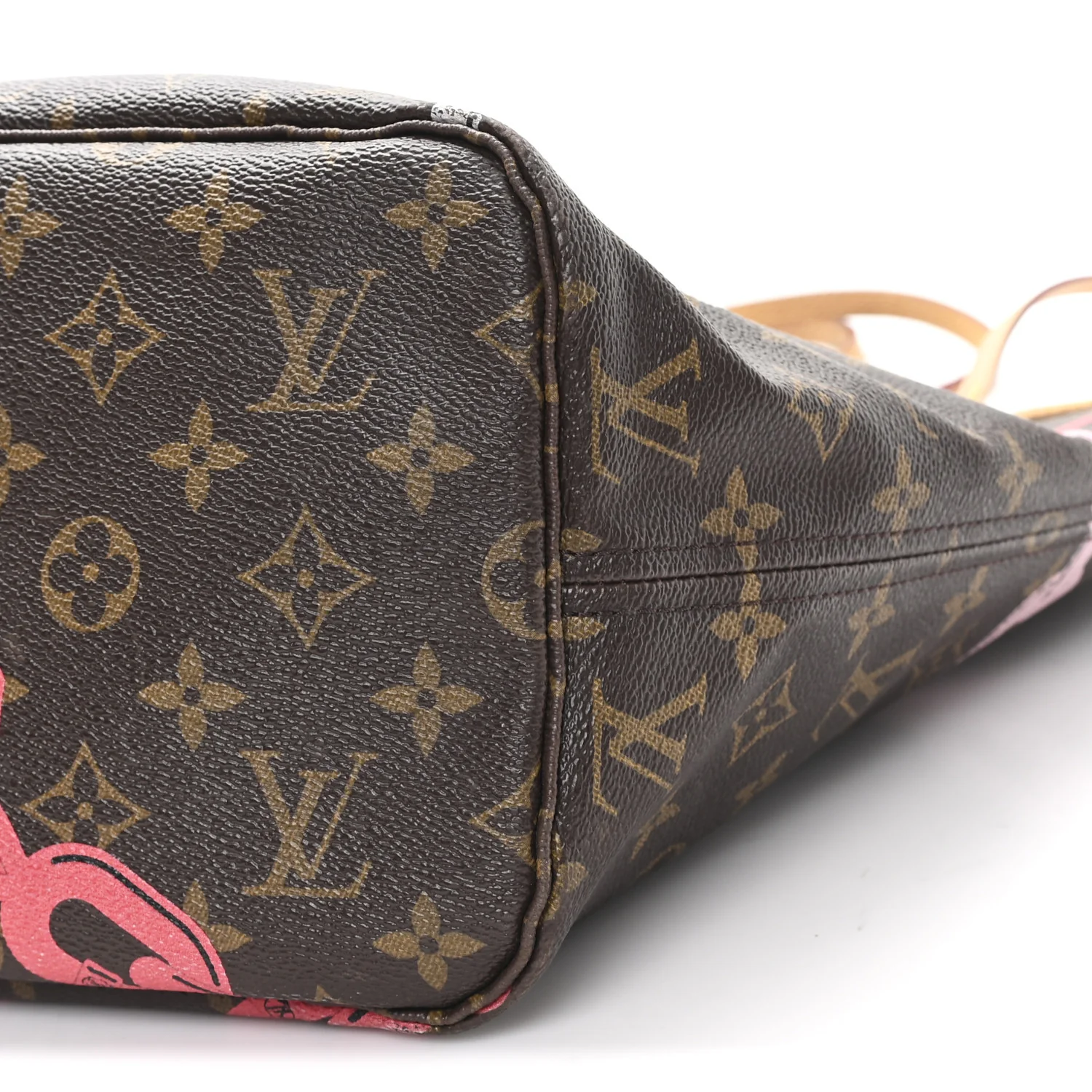 Monogram Bay Neverfull MM Rose Ballerine Poppy - Image 11