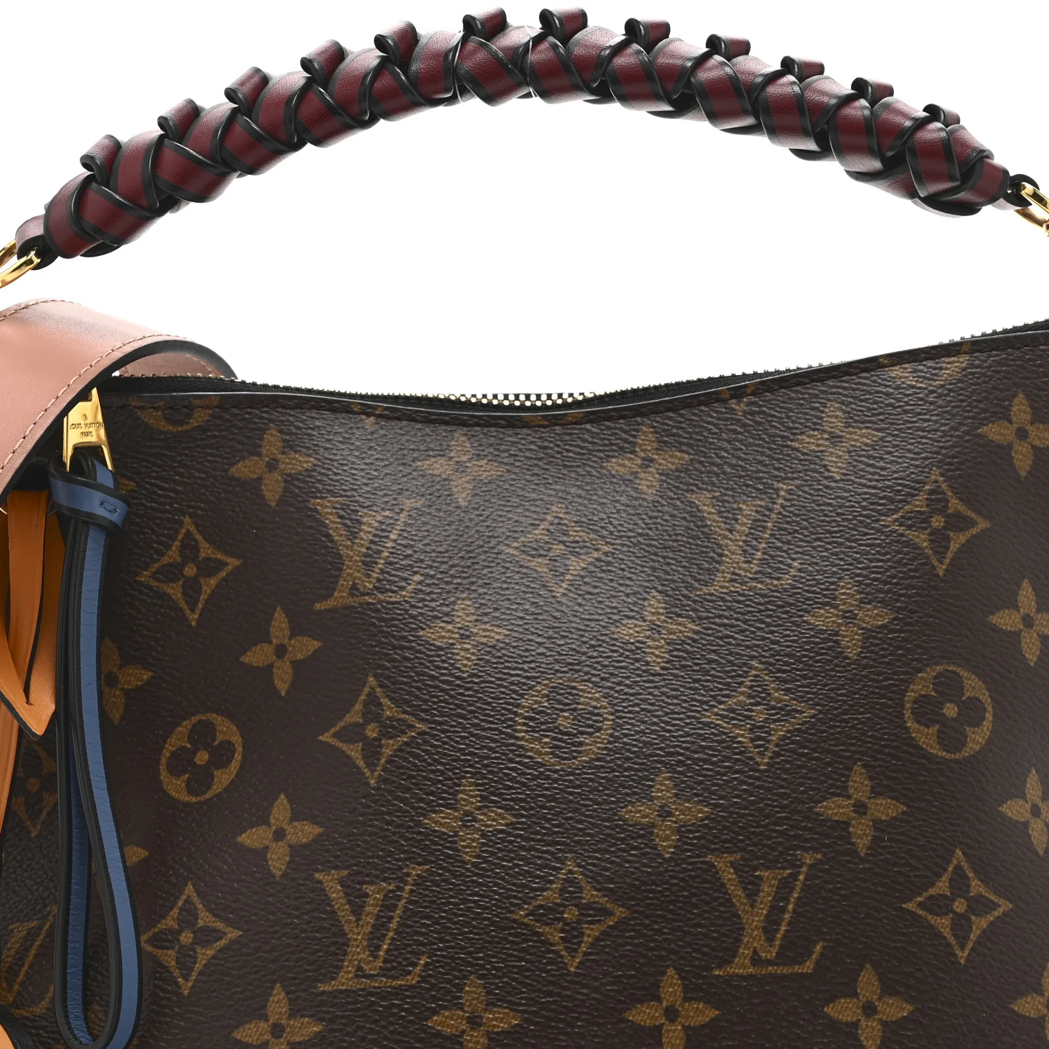 Monogram Beaubourg Hobo Mini Bordeaux Red Peach Safran Blue Jean Blue - Image 7