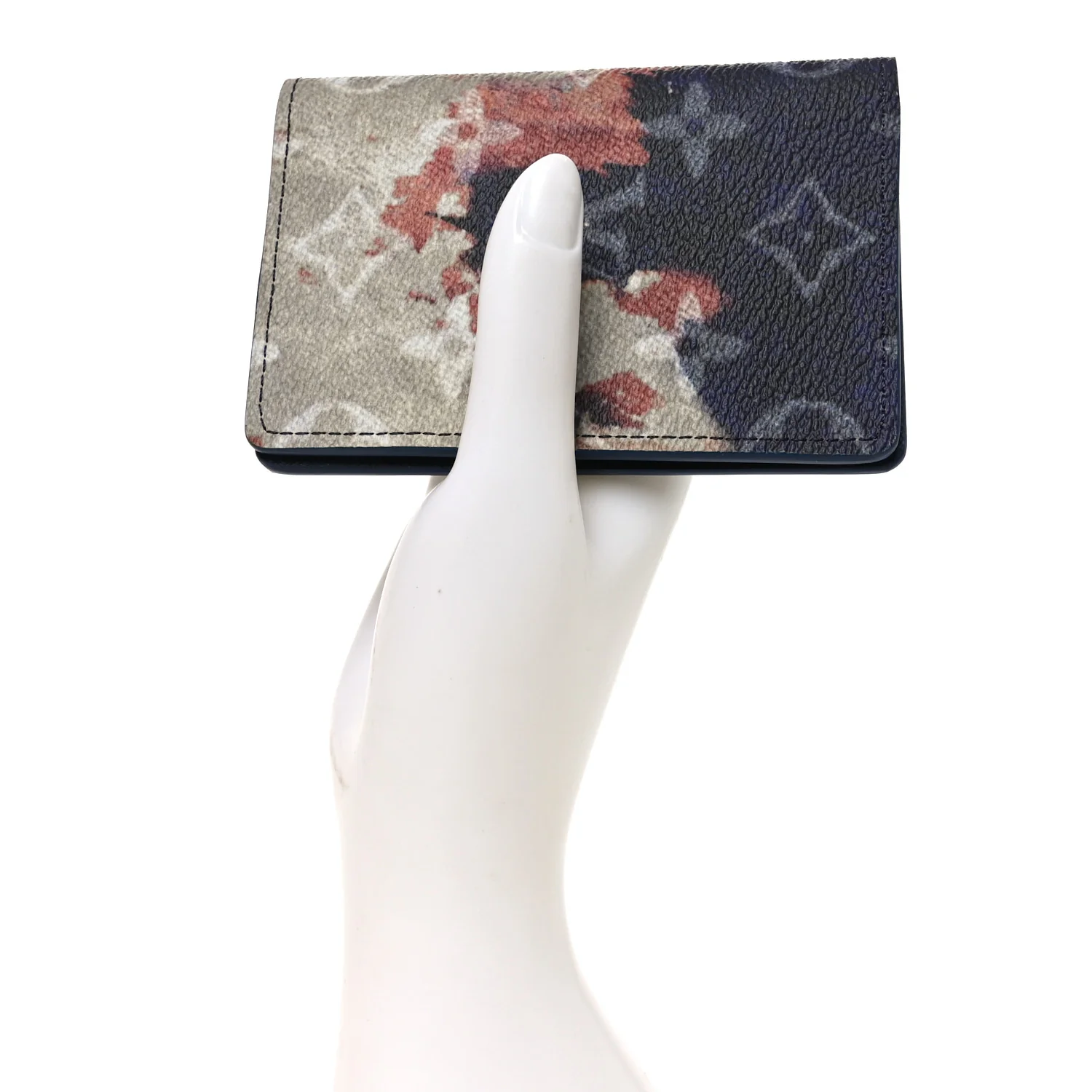 Monogram Bleach Pocket Organizer Ink Blue - Image 2