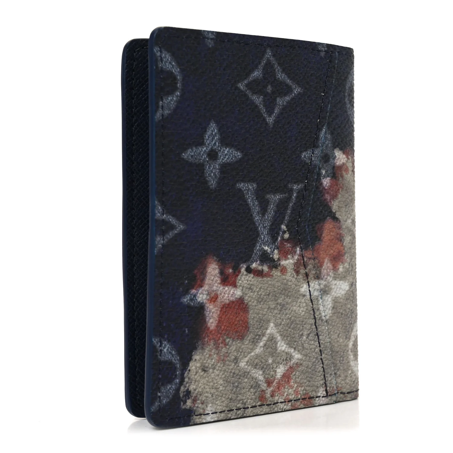 Monogram Bleach Pocket Organizer Ink Blue - Image 3