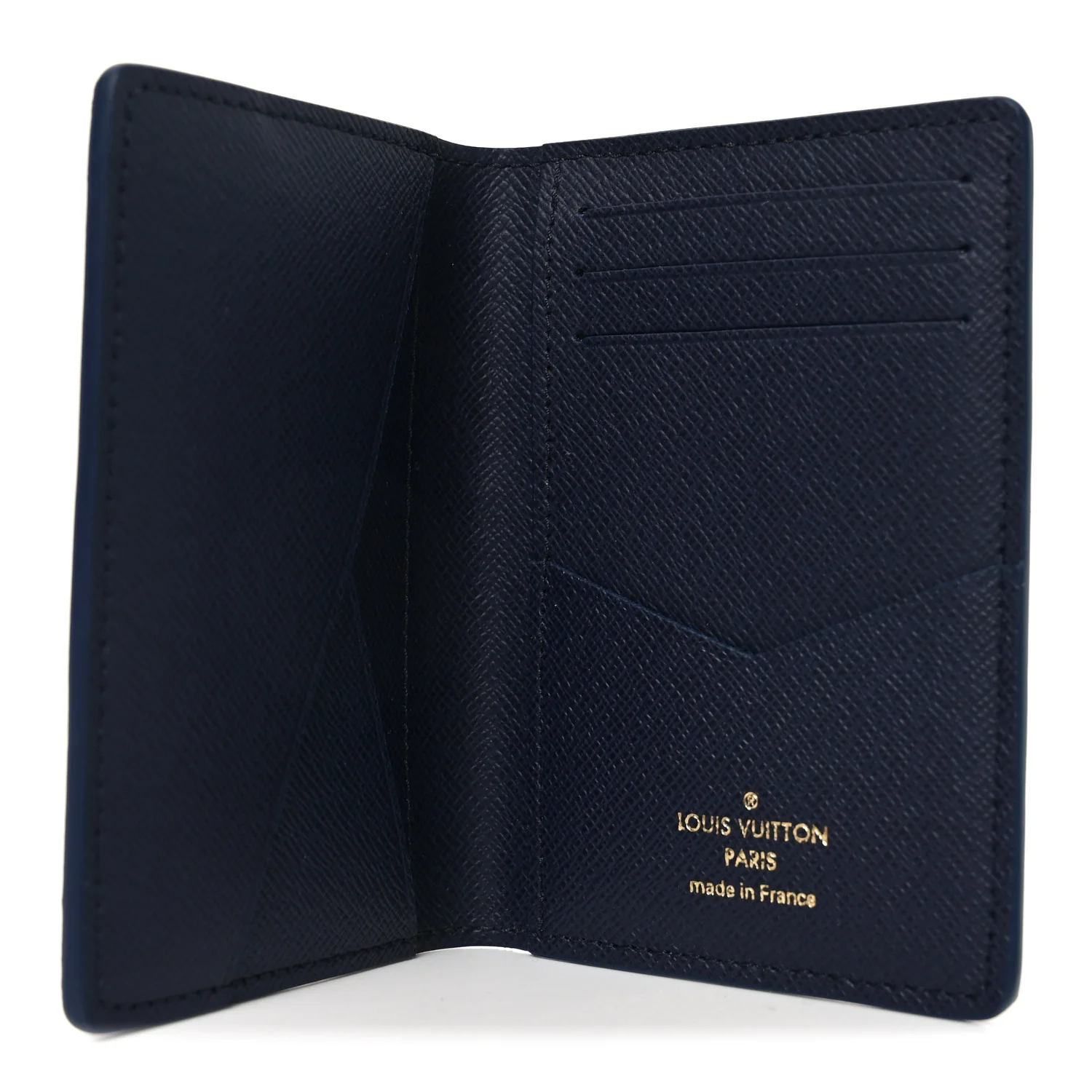 Monogram Bleach Pocket Organizer Ink Blue - Image 5