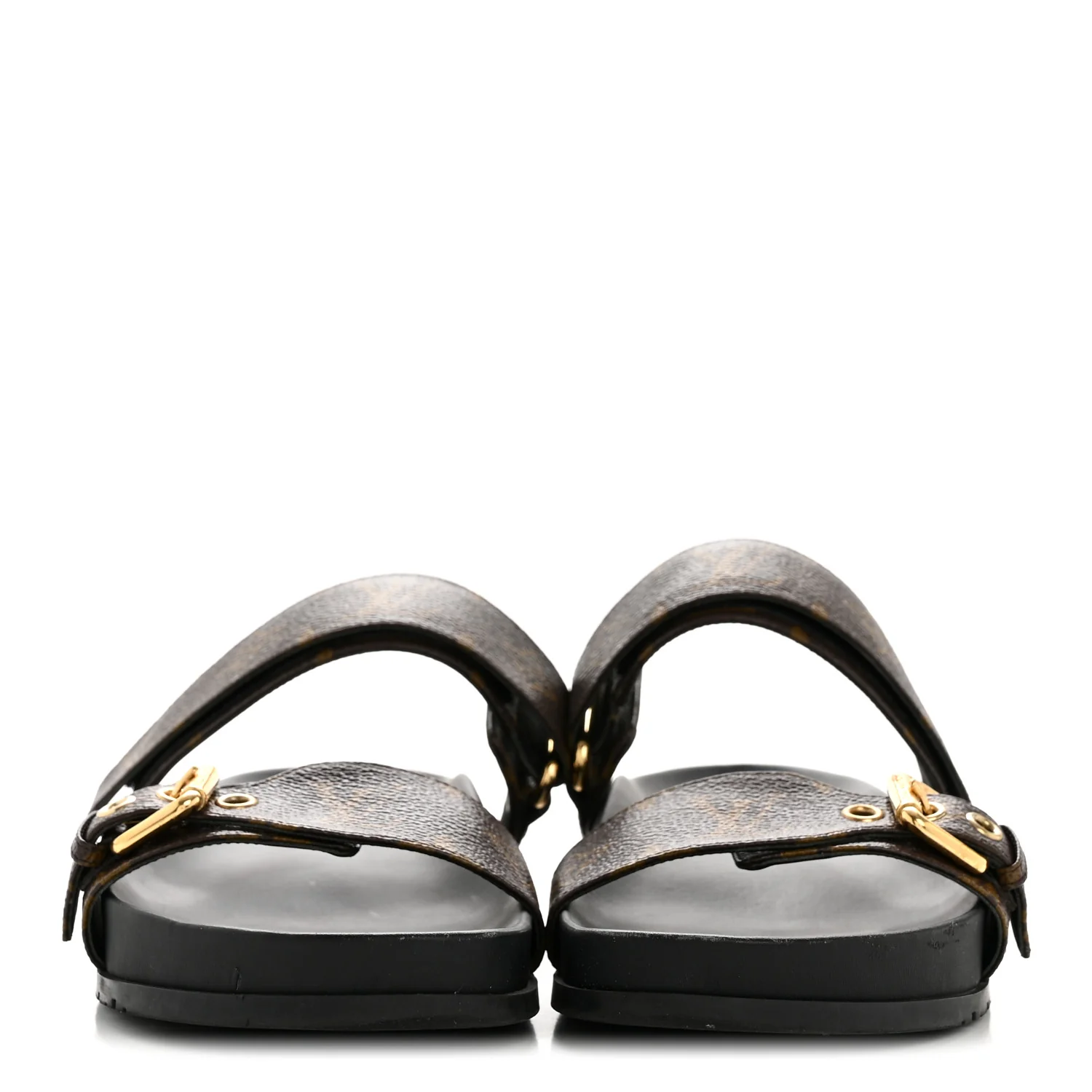 Monogram Bom Dia Mule Sandals 39 Black - Image 3