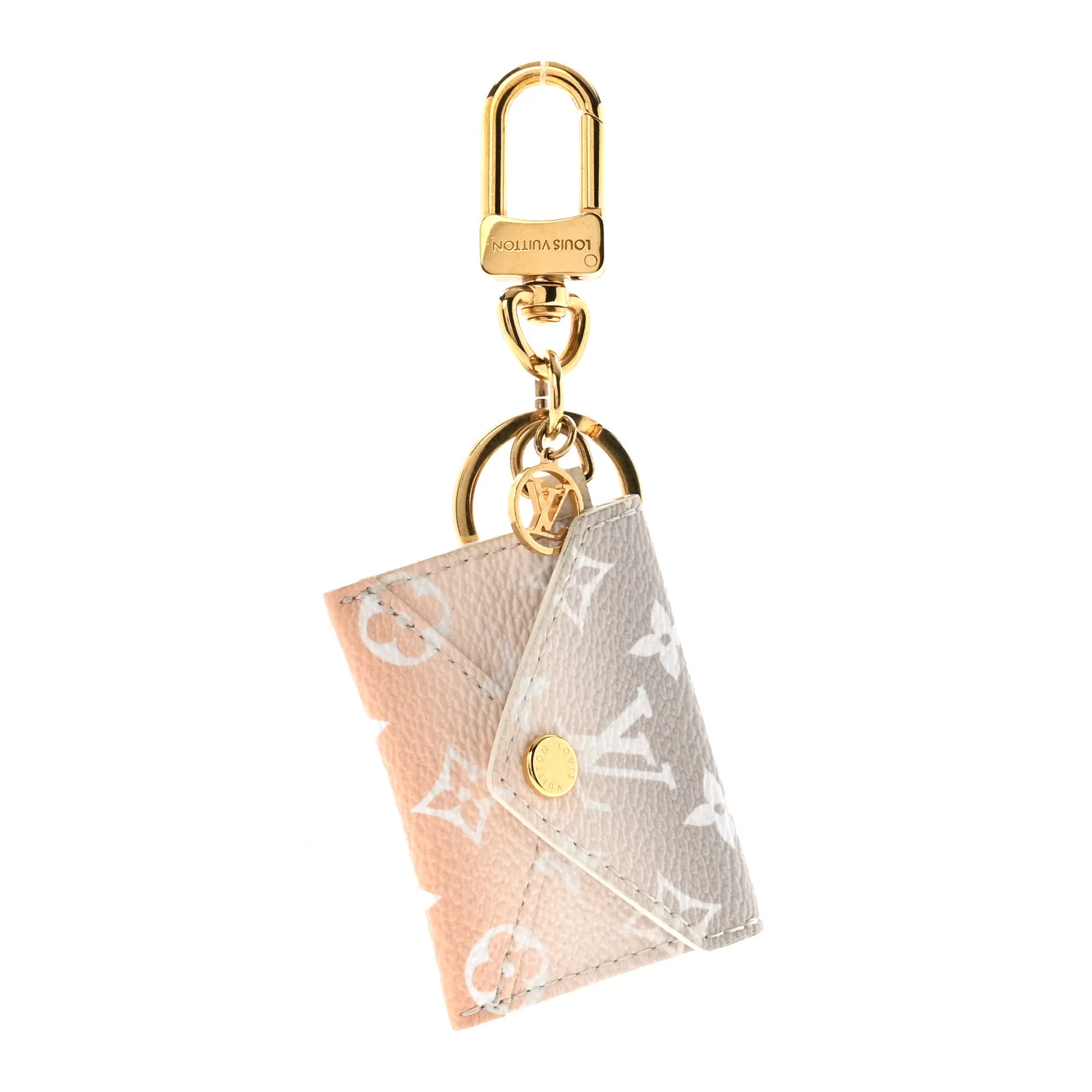 Monogram By The Pool Kirigami Pouch Key Holder Bag Charm Brume