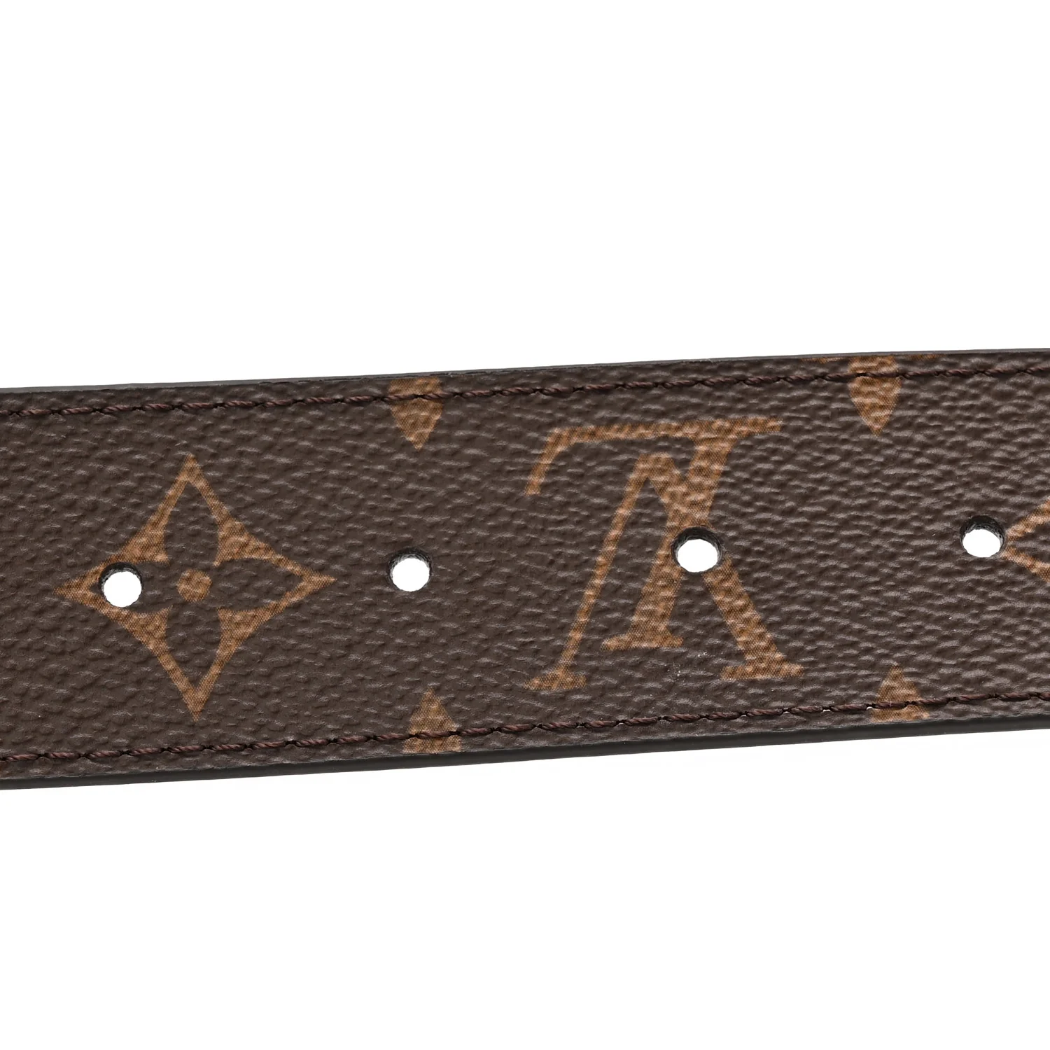 Monogram Calfskin 35mm LV Circle Reversible Belt 80 32 Black - Image 3