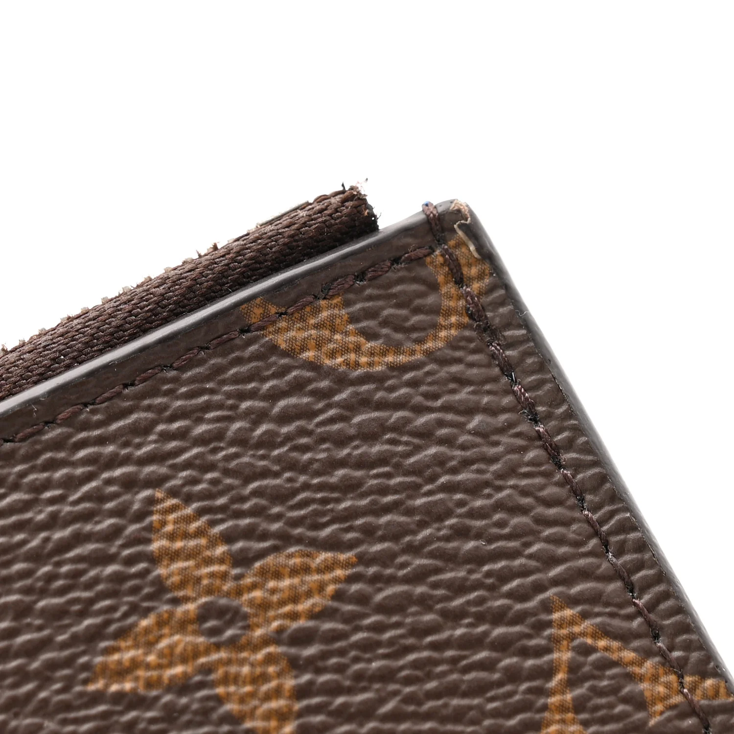 Monogram Calfskin Coin Card Holder Indigo Blue - Image 7