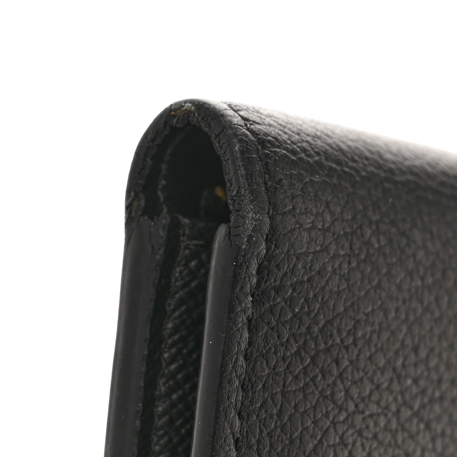 Monogram Calfskin Kimono Wallet Black - Image 10