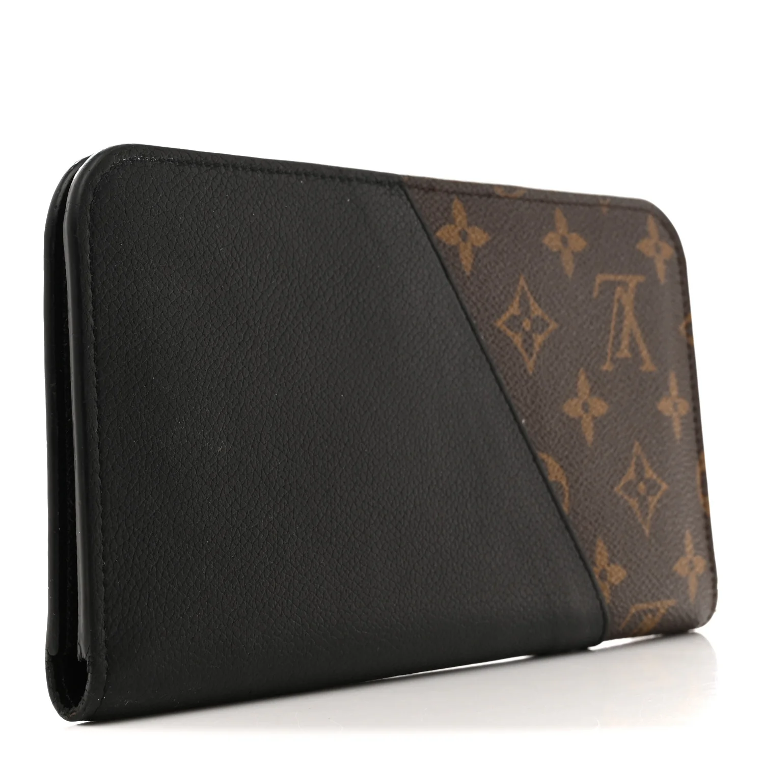 Monogram Calfskin Kimono Wallet Black - Image 3