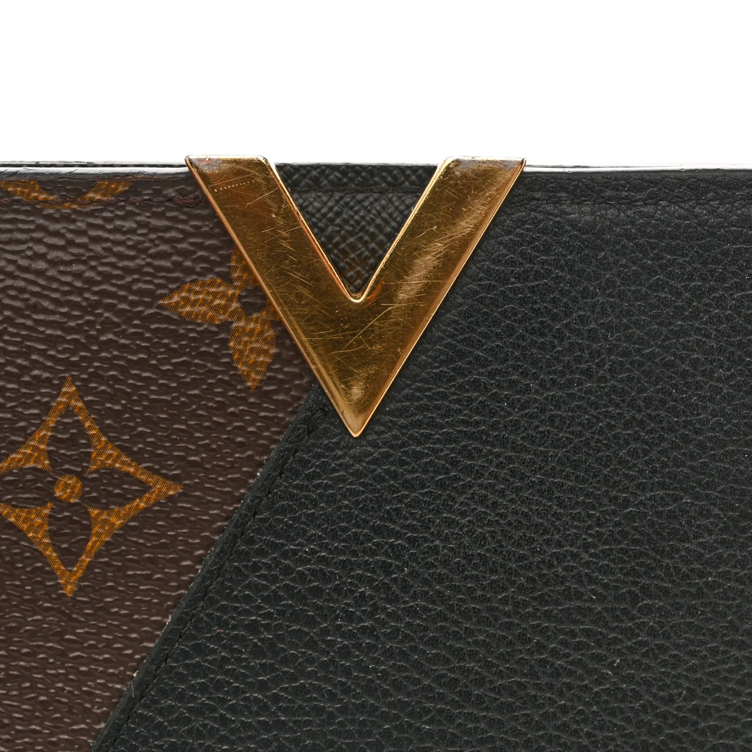 Monogram Calfskin Kimono Wallet Black - Image 8