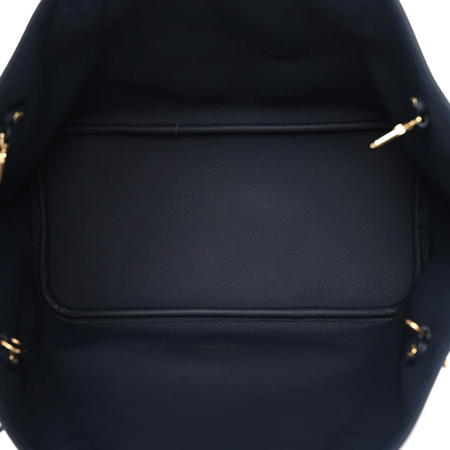 Monogram Calfskin Neo Neverfull Inside Out MM Navy - Image 10
