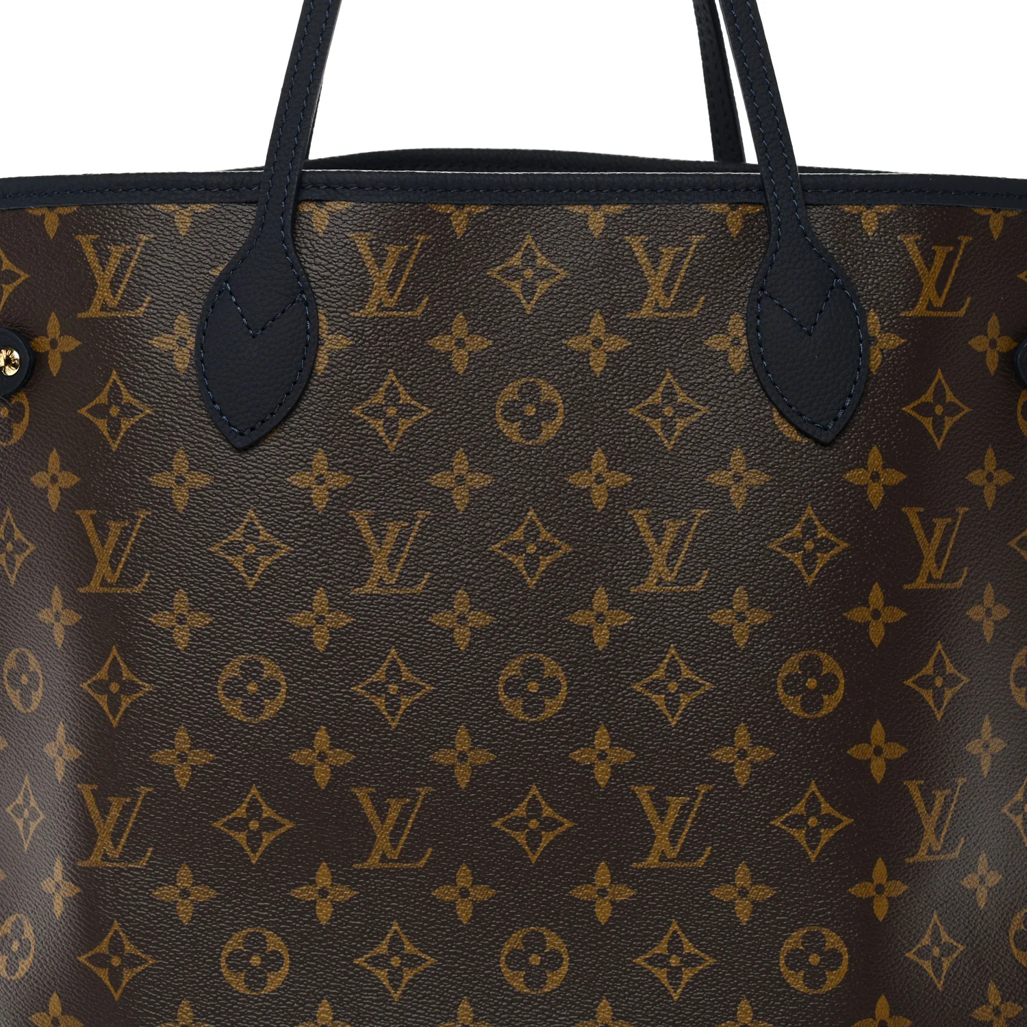 Monogram Calfskin Neo Neverfull Inside Out MM Navy - Image 14