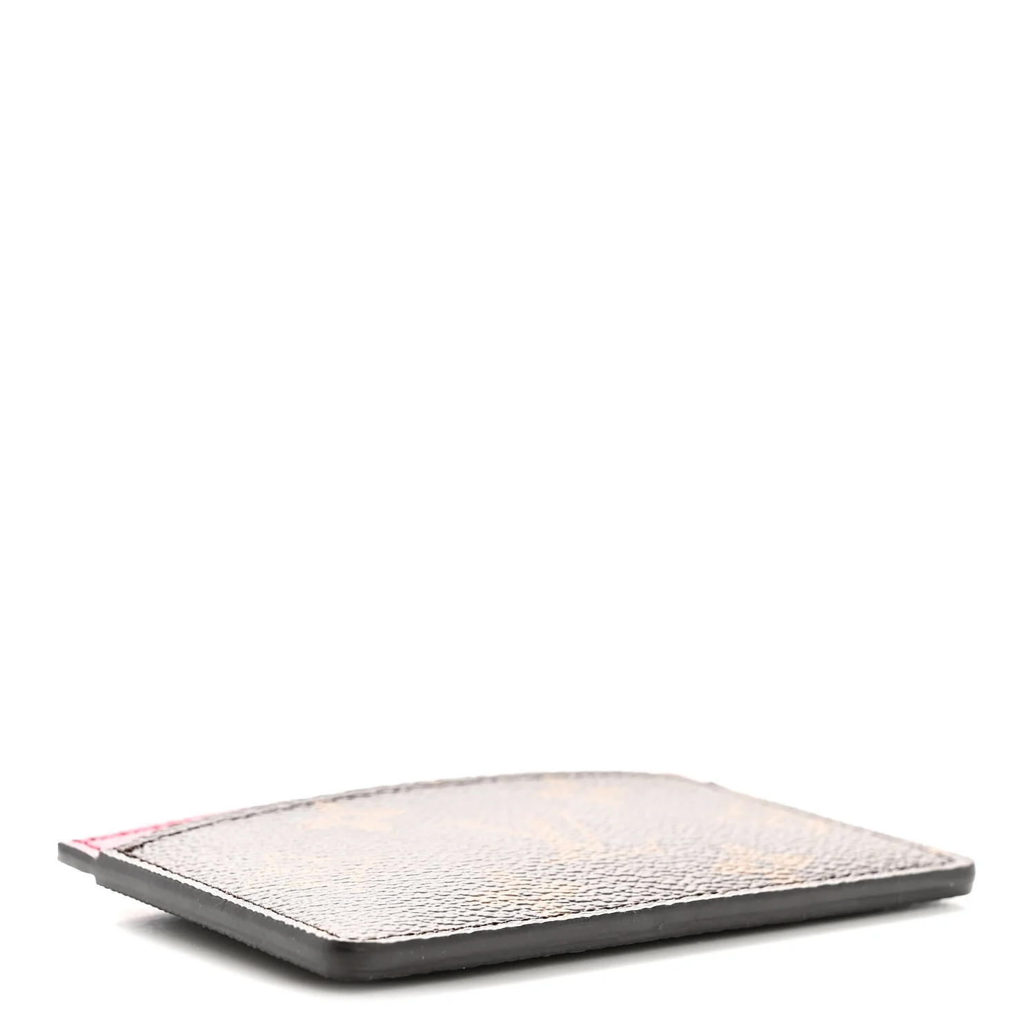 Monogram Card Holder Fuchsia - Image 4