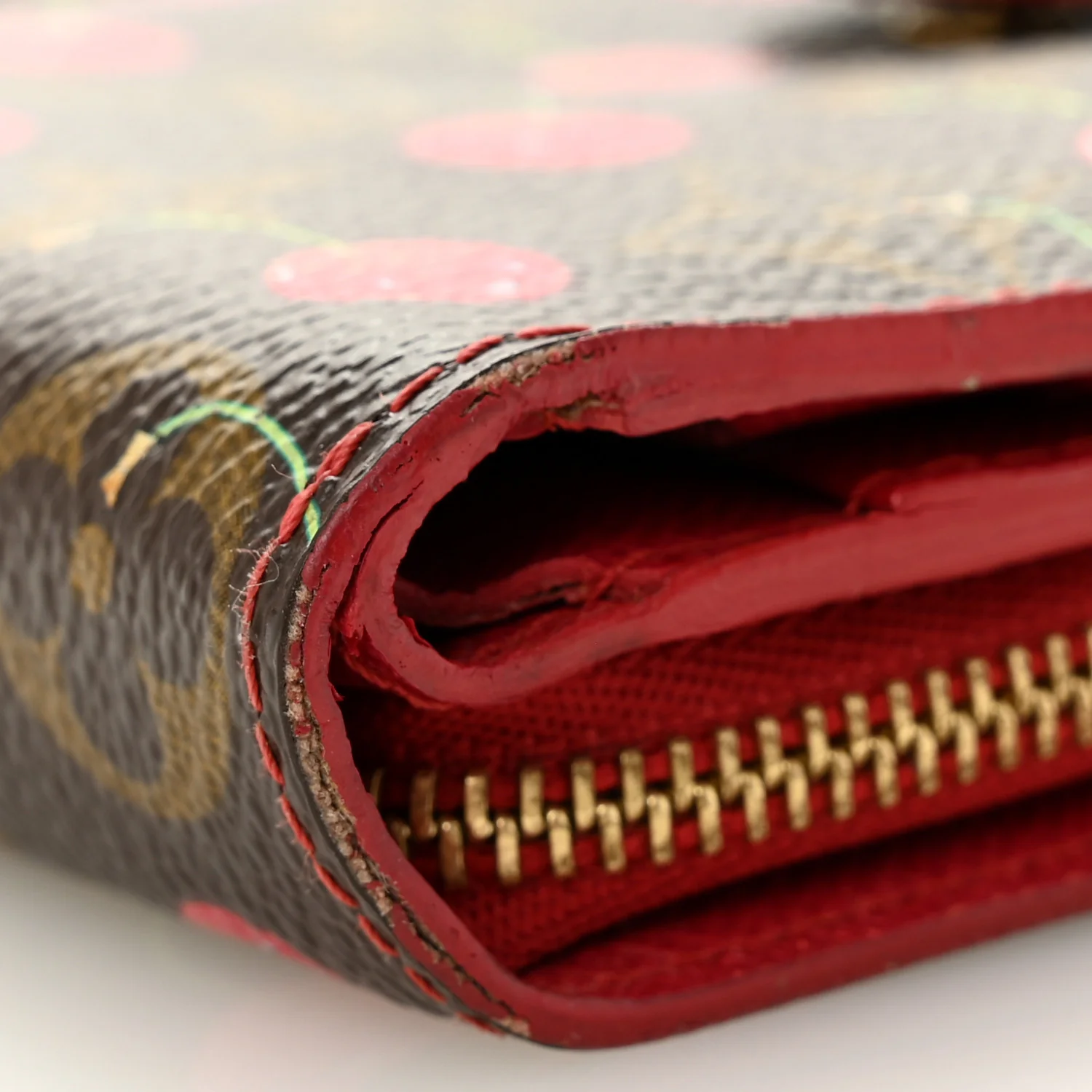 Monogram Cerises Compact Zipped Wallet - Image 10
