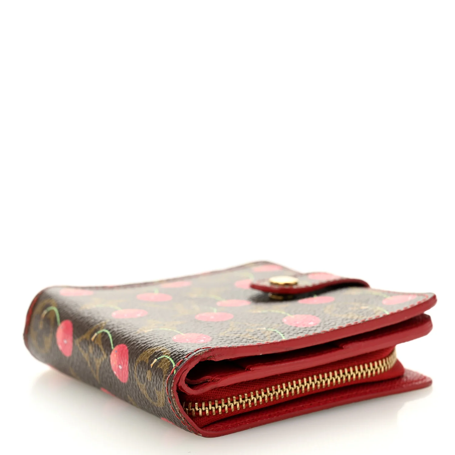 Monogram Cerises Compact Zipped Wallet - Image 4