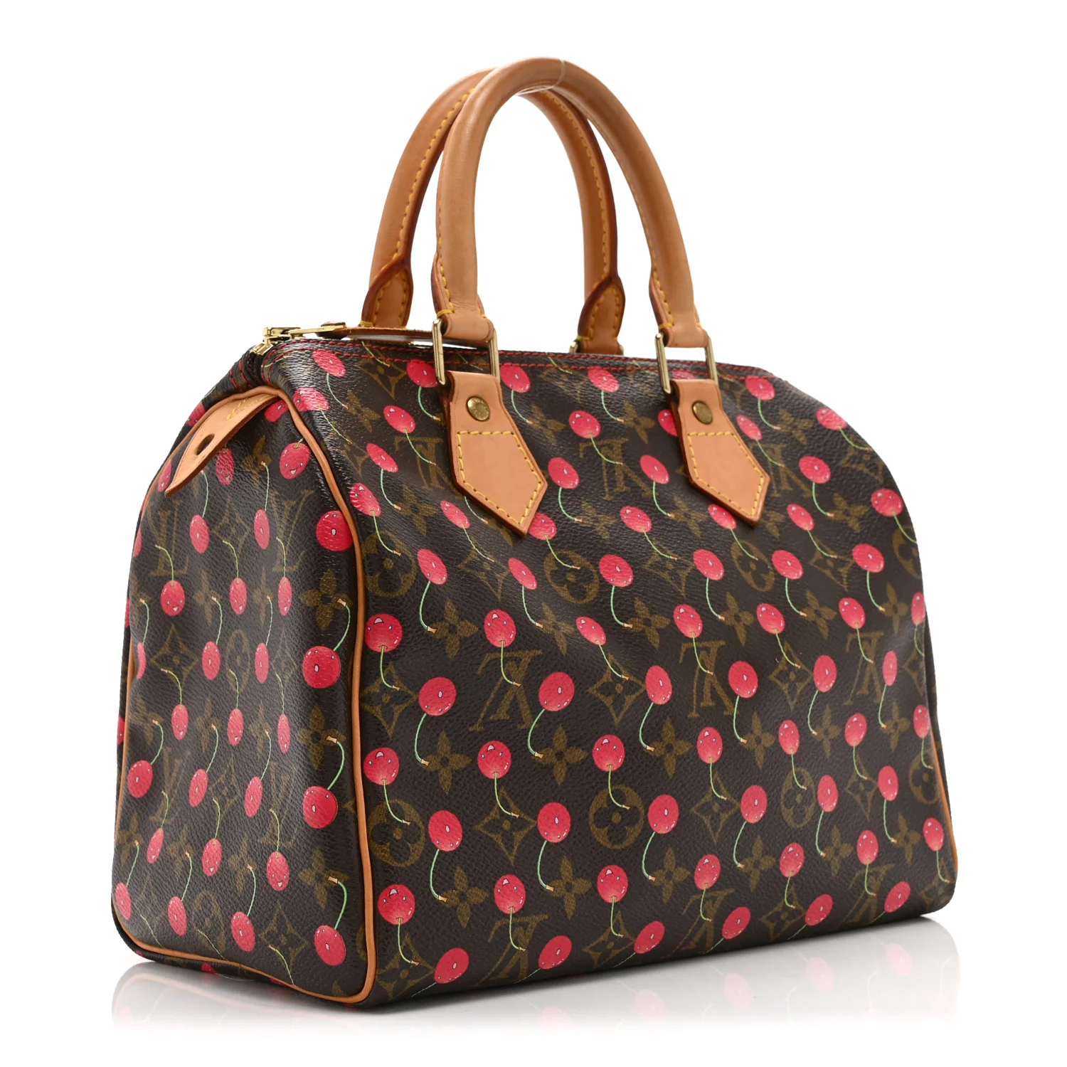 Monogram Cerises Speedy 25 - Image 3