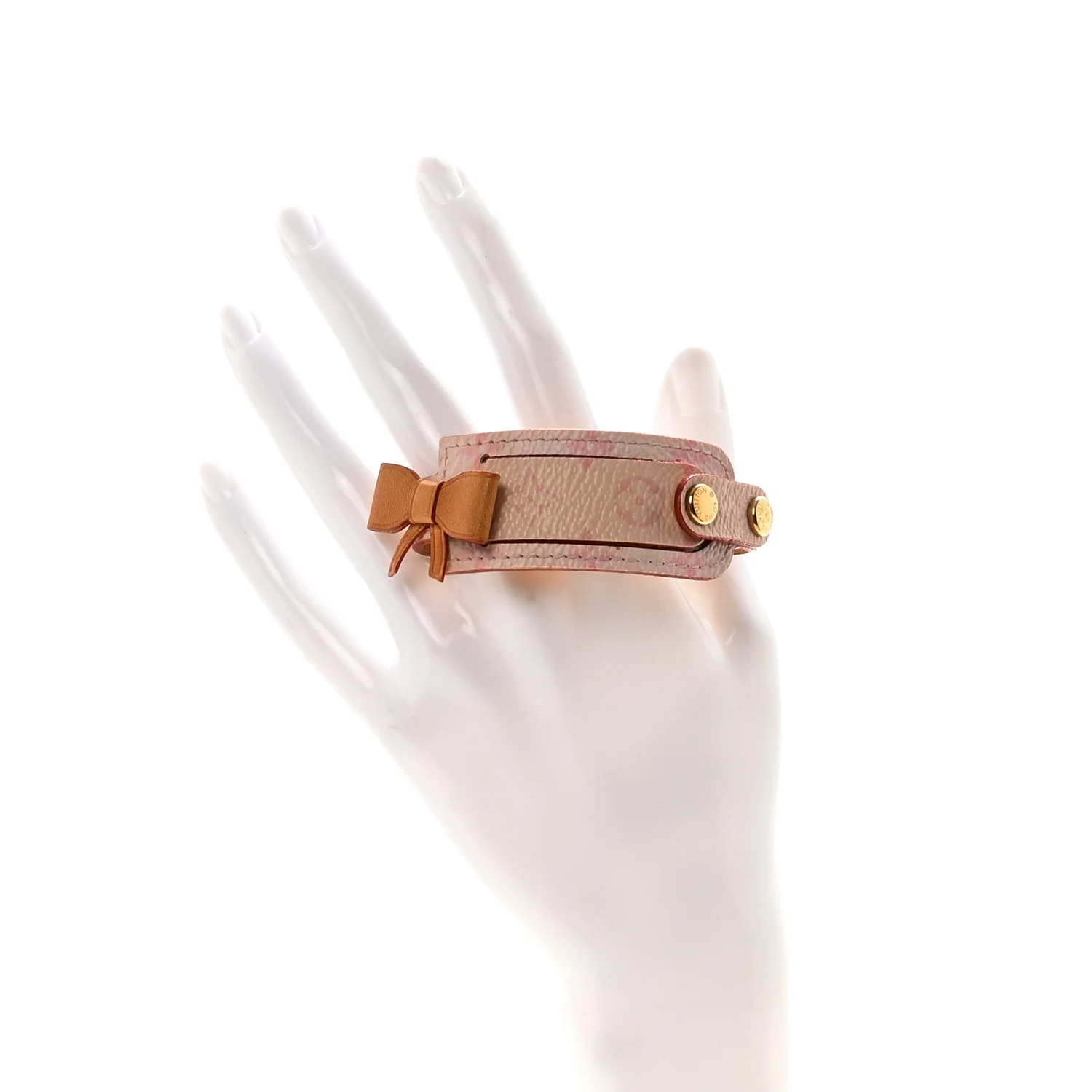 Monogram Cherry Blossom Address Wish Bracelet Pink - Image 2
