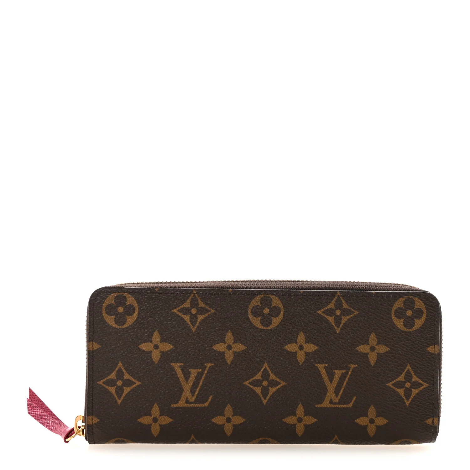 Monogram Clemence Wallet Fuchsia