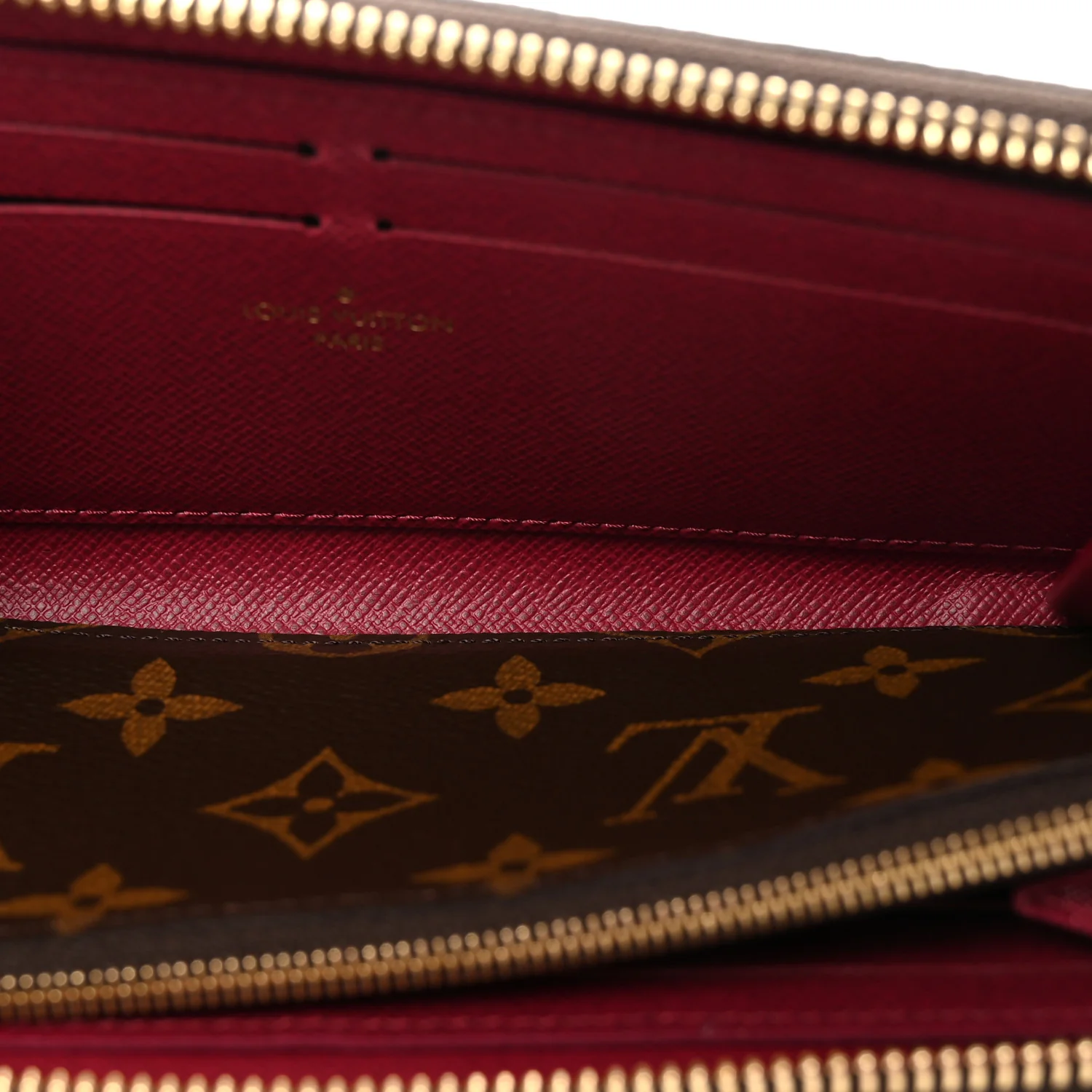 Monogram Clemence Wallet Fuchsia - Image 5